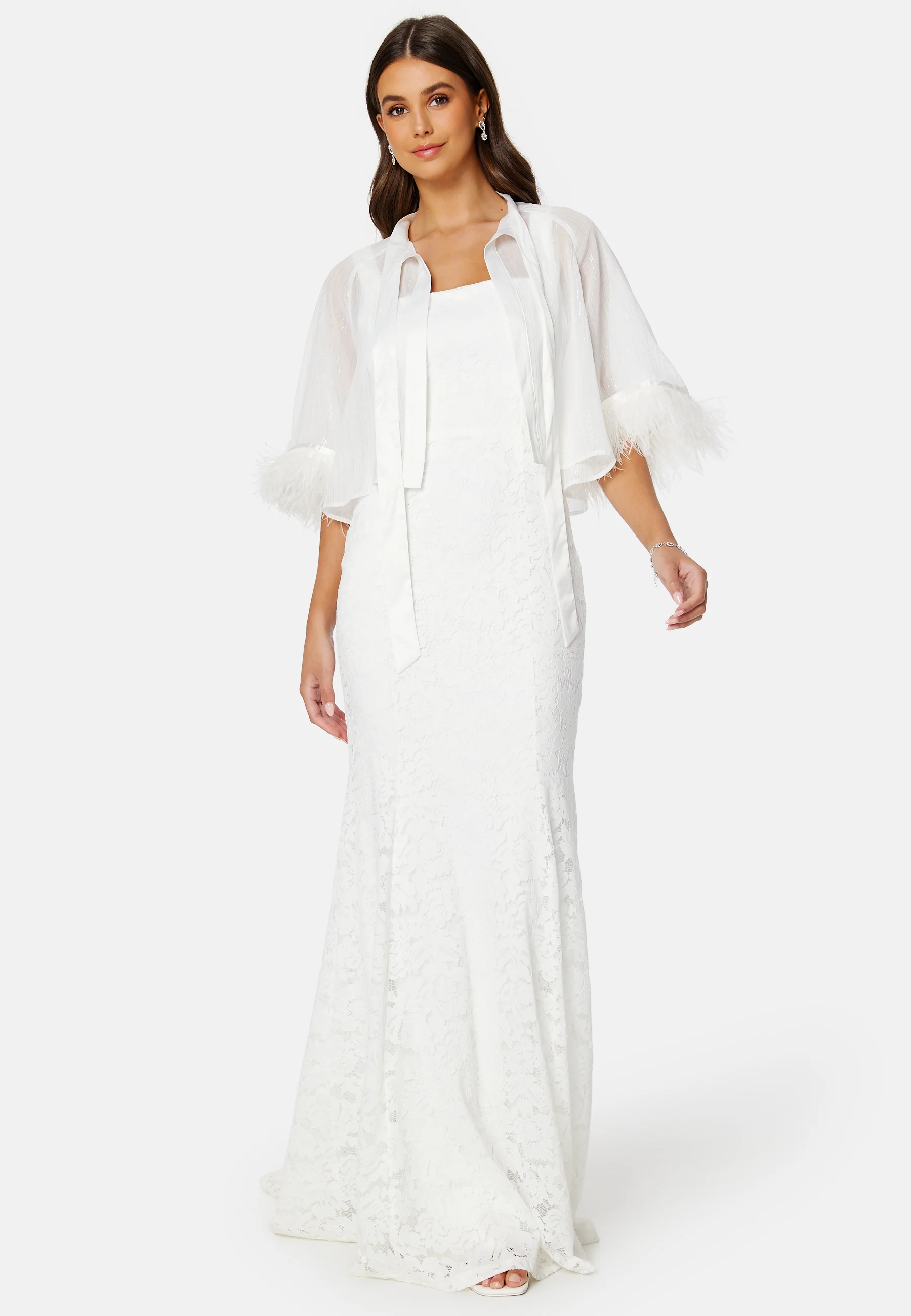 Marilyn Faux Feather Cover up - Image 5