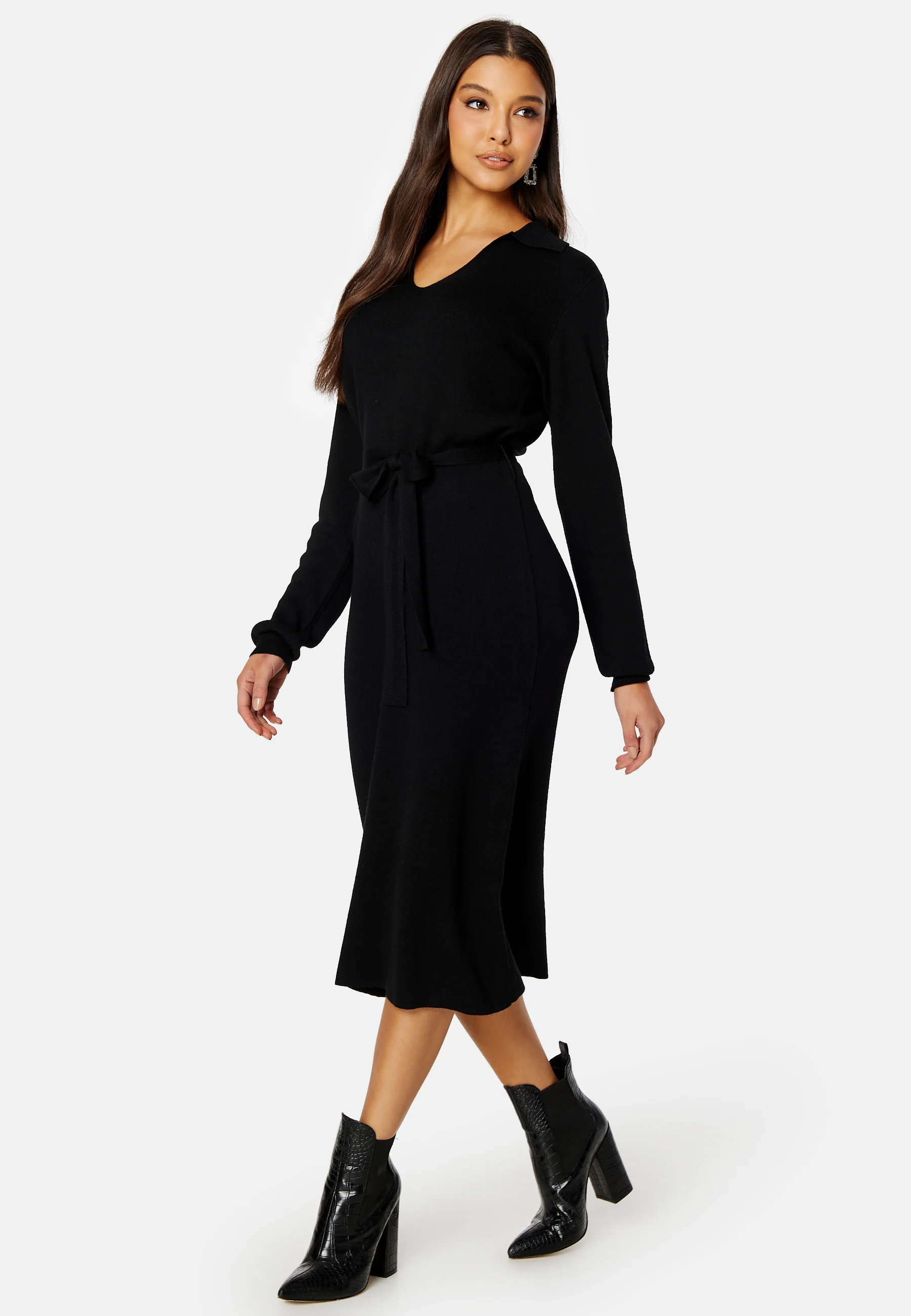 Marla Collar L/S Knit Dress - Image 2