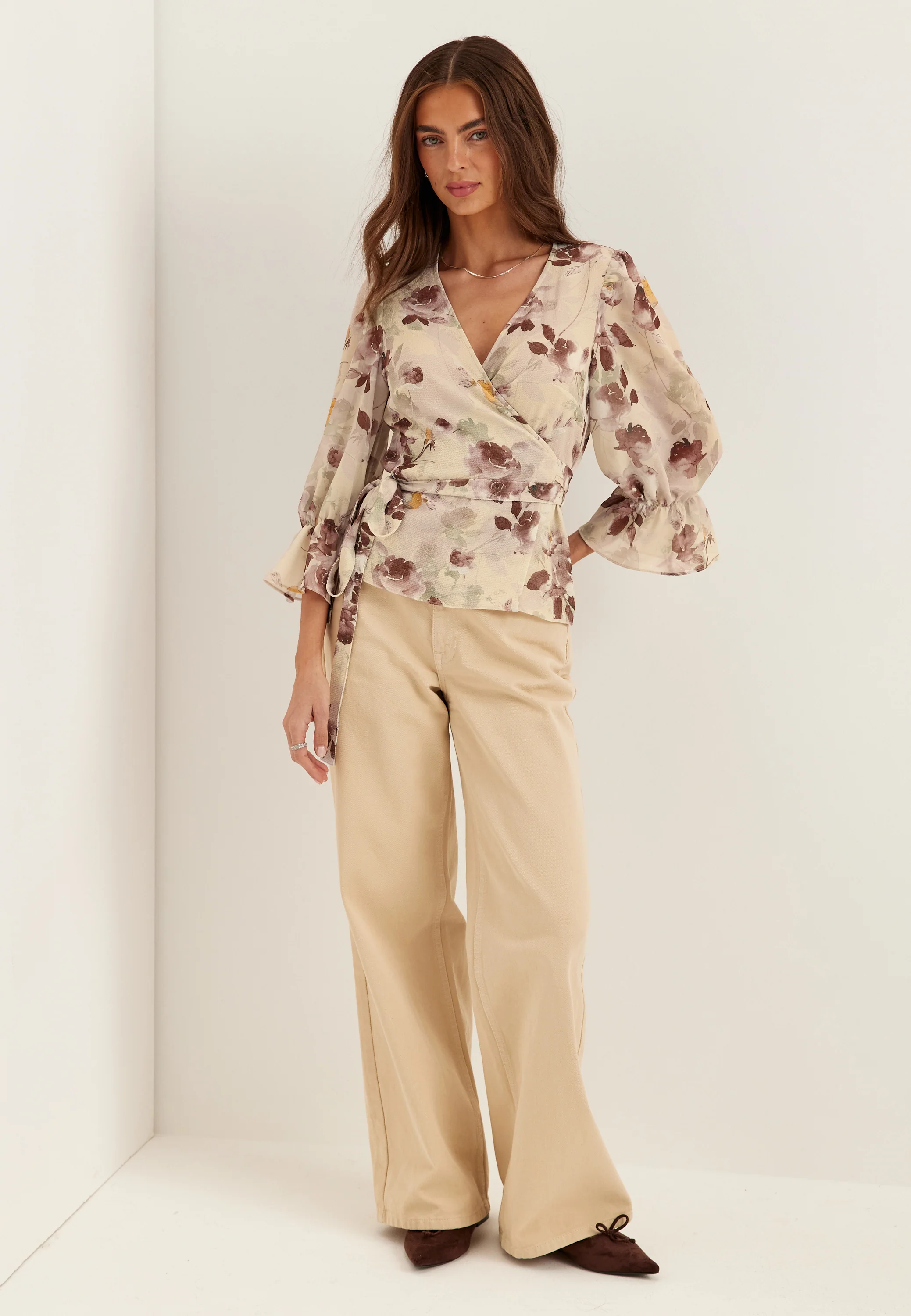 Mary-beth Wrap Blouse - Image 3
