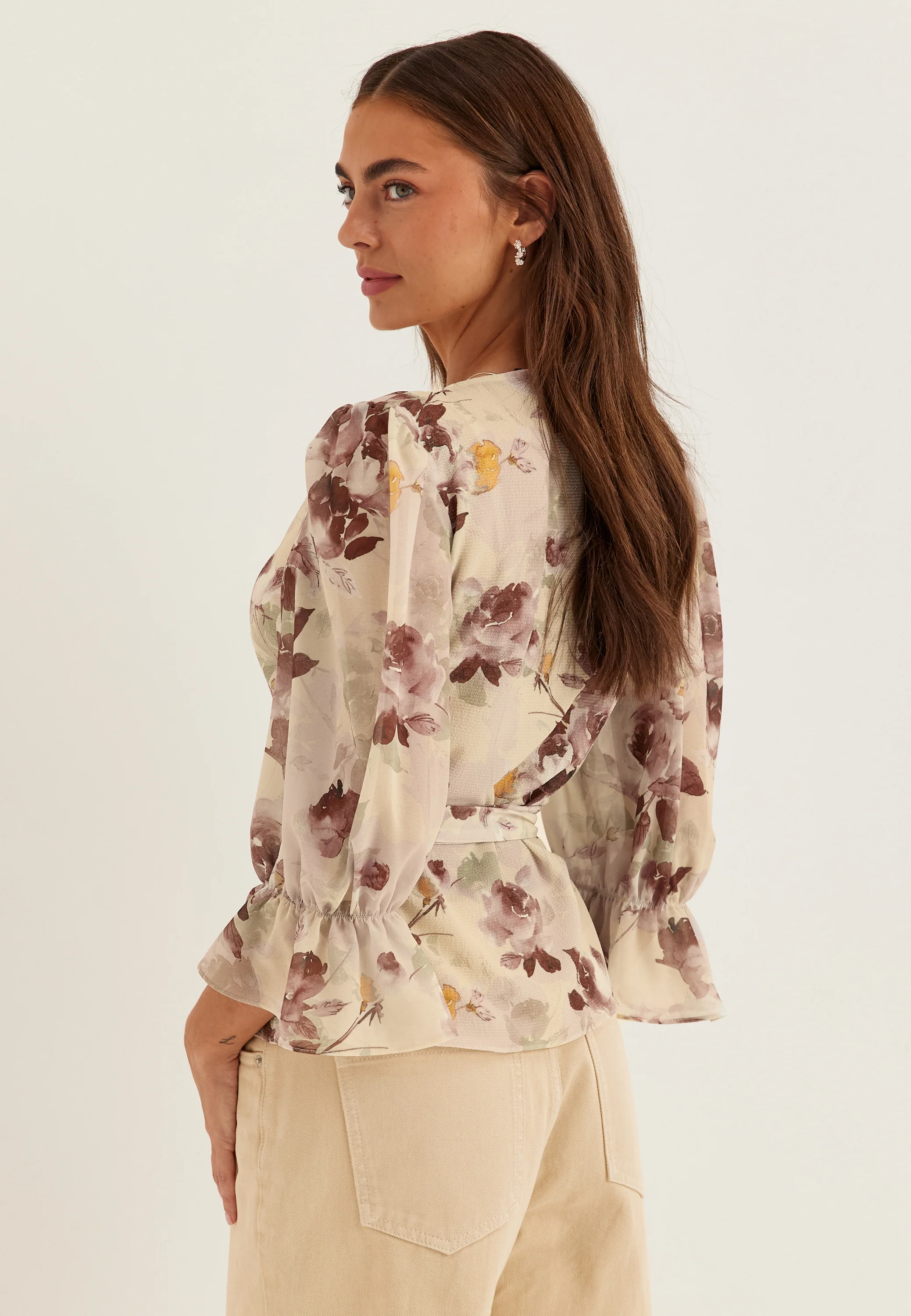 Mary-beth Wrap Blouse - Image 4