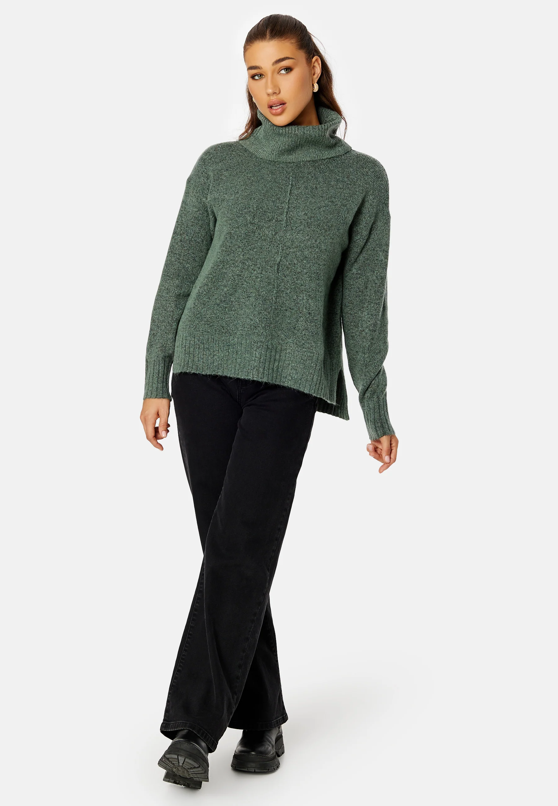 Mathilda Cowlneck L/S Knit Top - Image 2