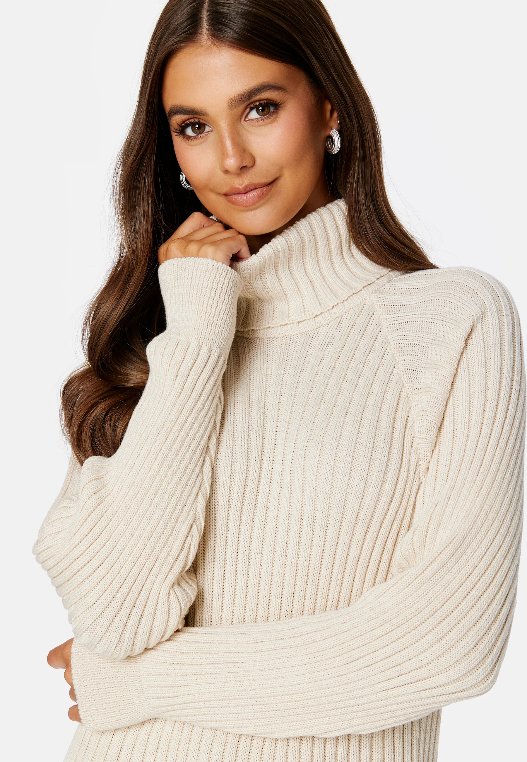 Mavi Knit Midi Rollneck Dress - Image 4