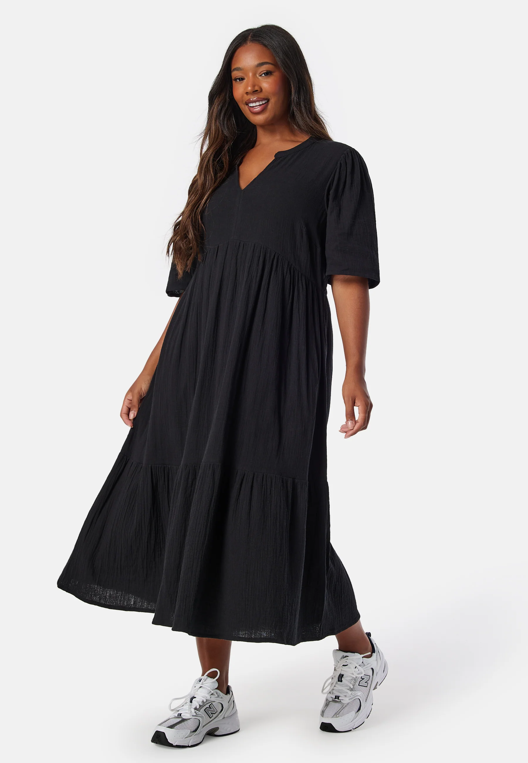 Maxi Cotton Gauze Dress - Image 5