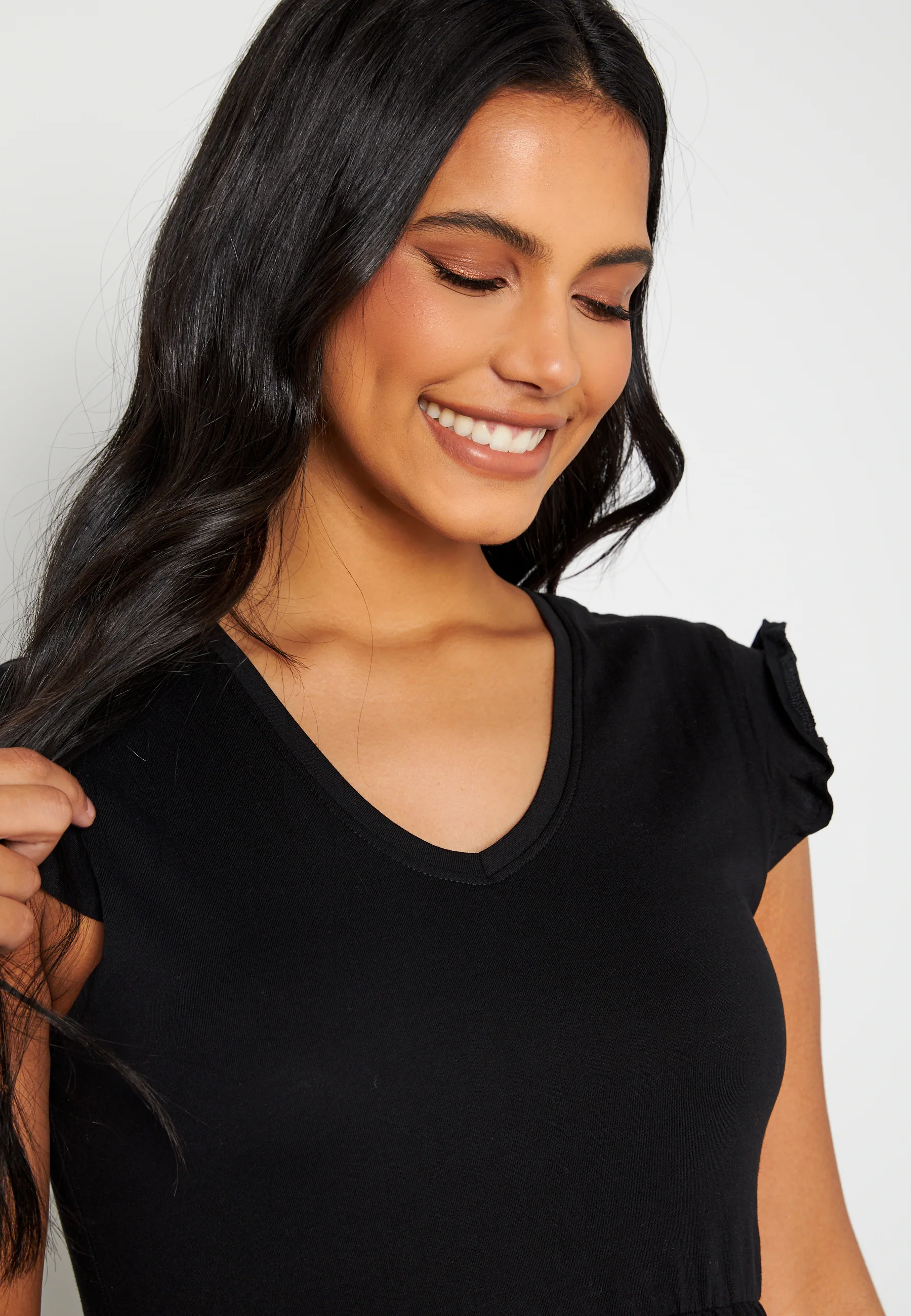 May Cap Sleeves Dress - Image 3