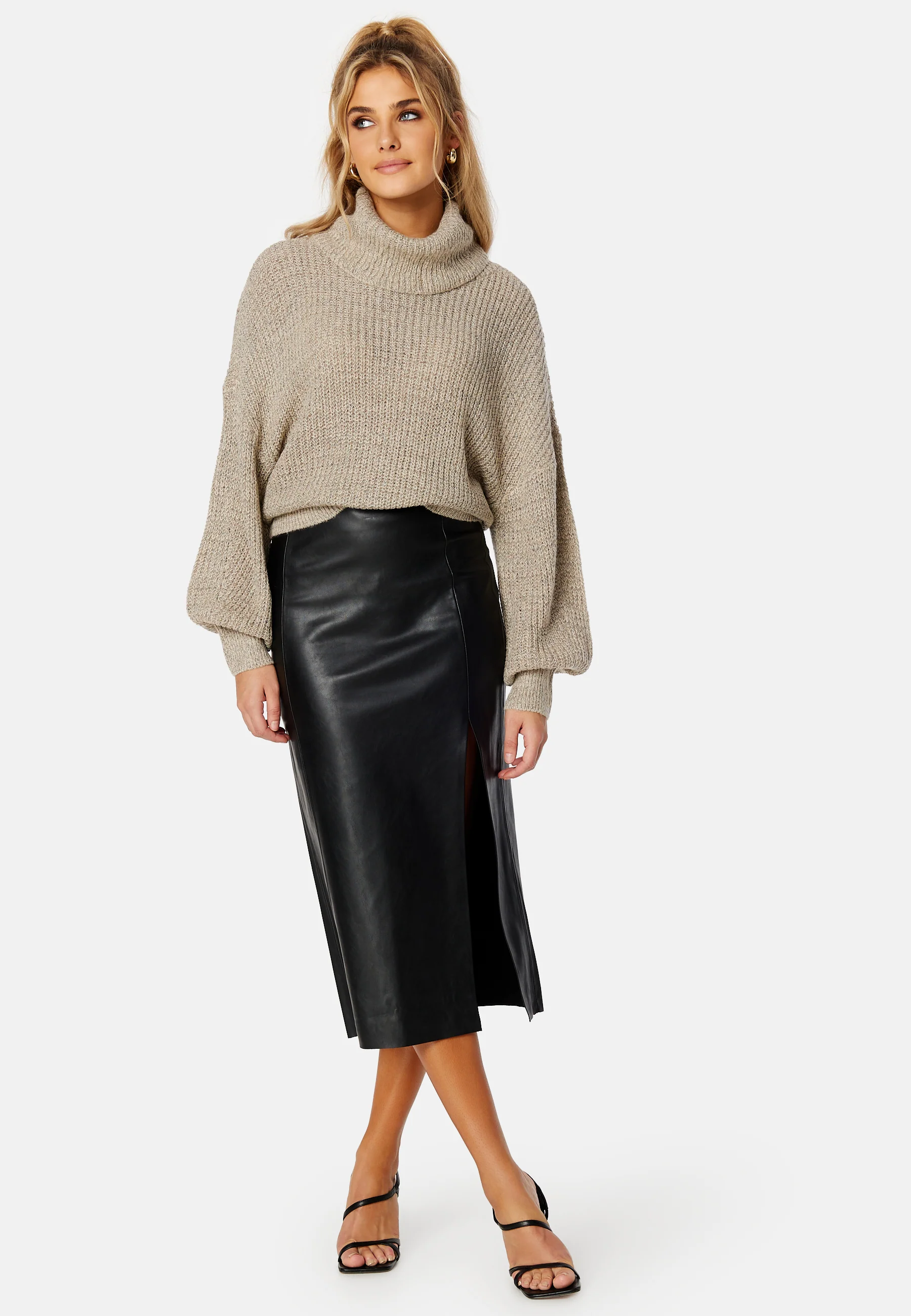 Megan L/S Cowl Neck Pullover - Image 2