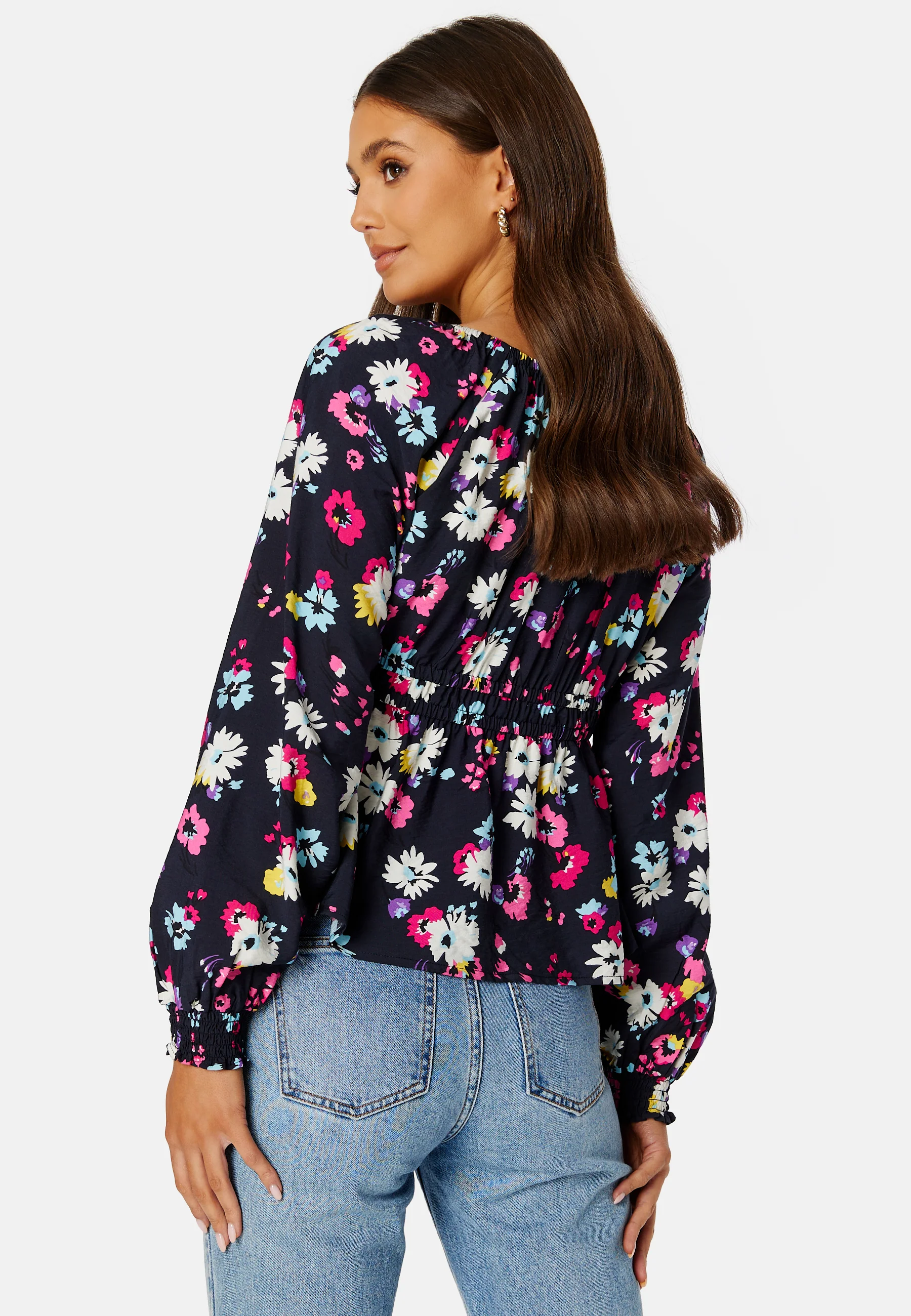 Melisa Life L/S Peplum Top - Image 3
