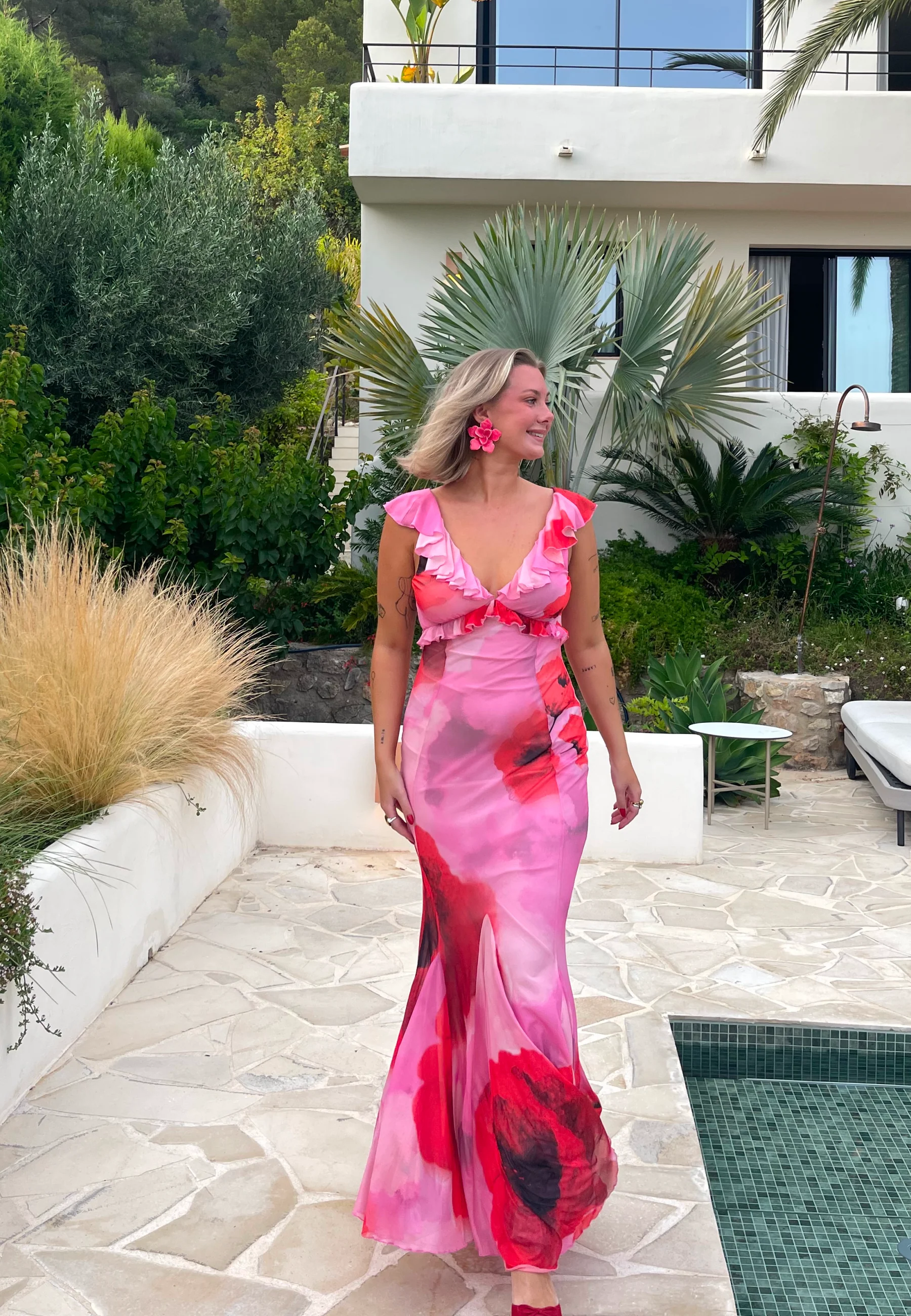Mermaid Mesh Gown - Image 2