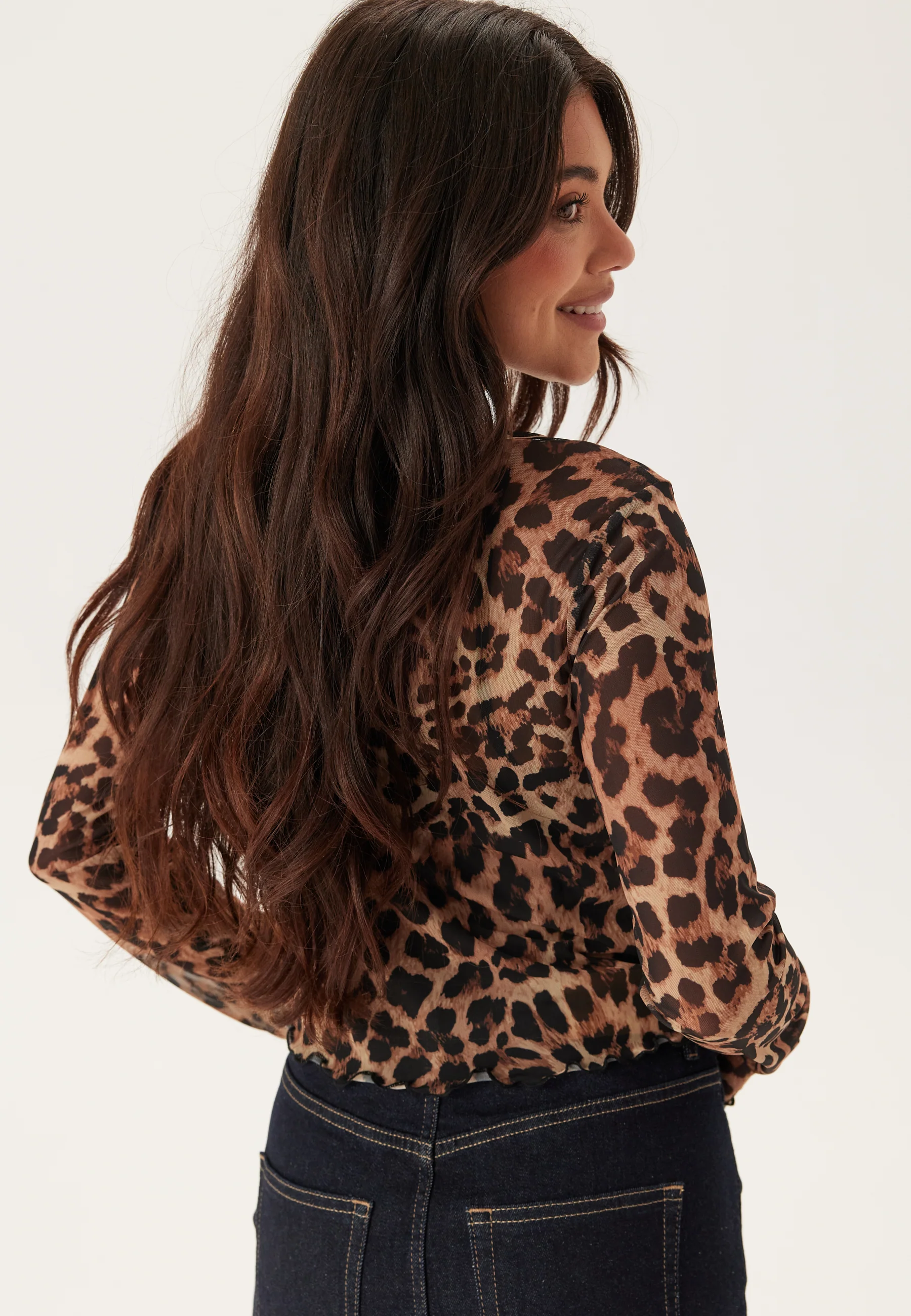 Mesh Cardigan Top - Image 3