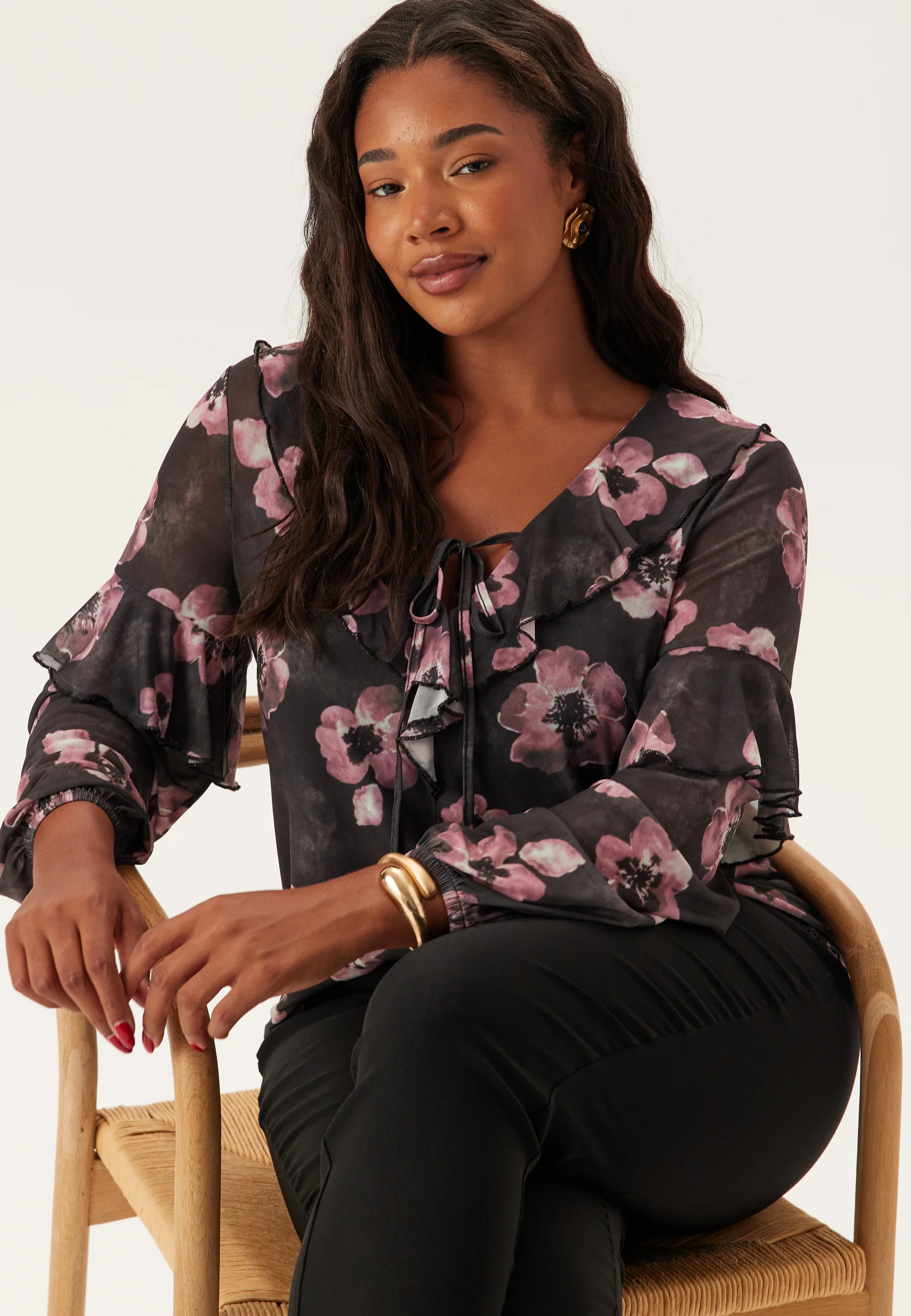 Mesh Frill Top - Image 5