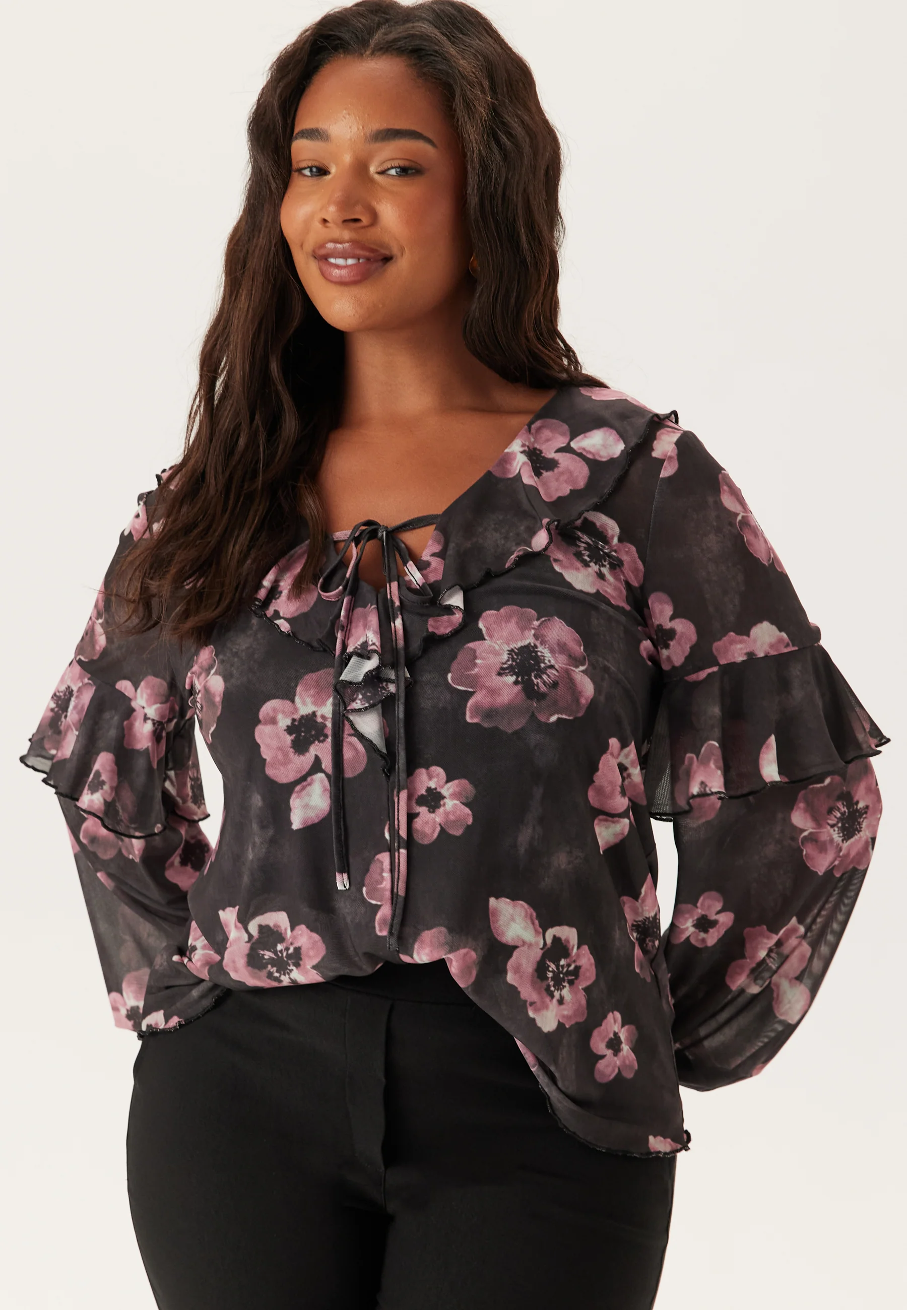 Mesh Frill Top - Image 6