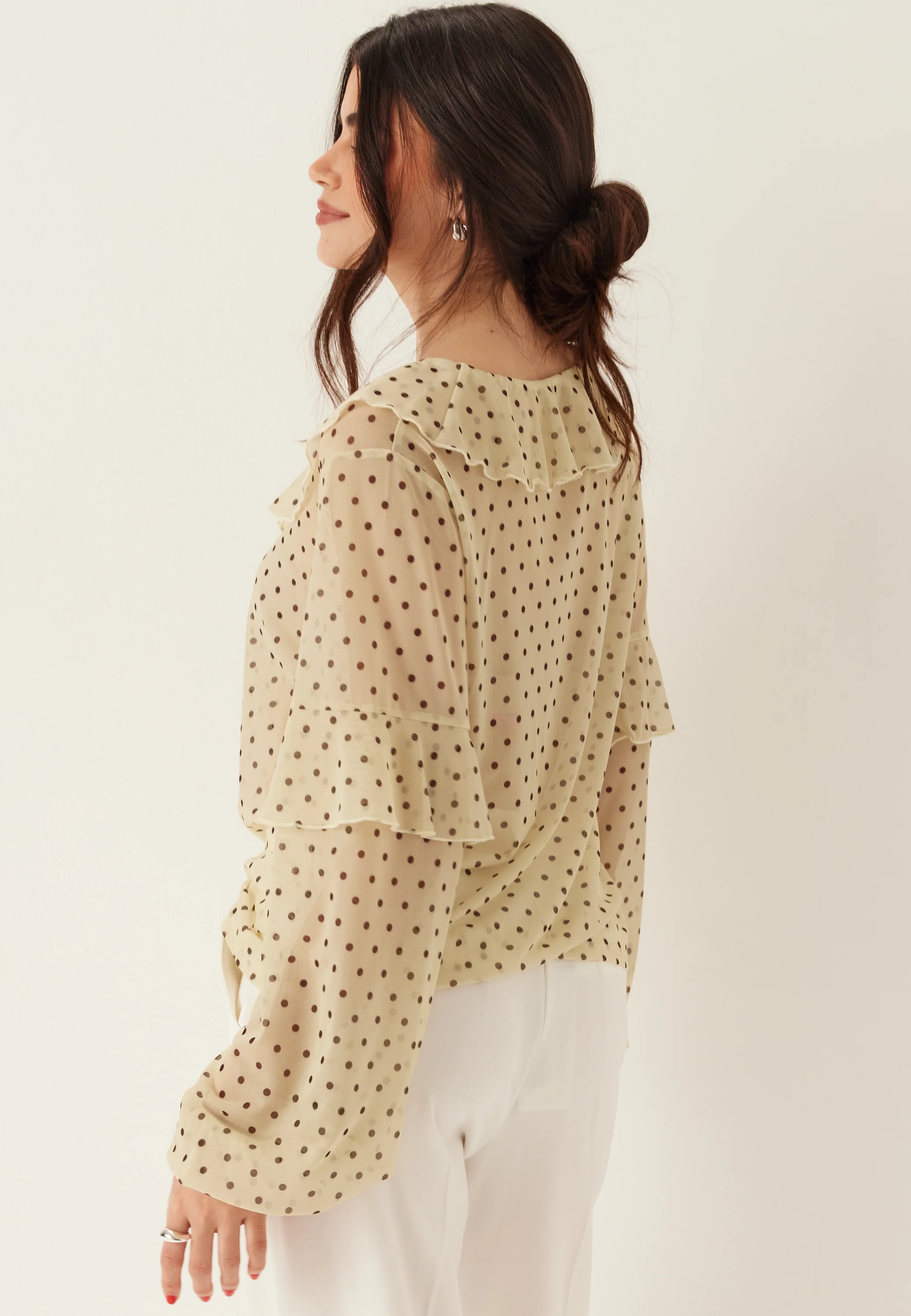Mesh Frill Top - Image 5