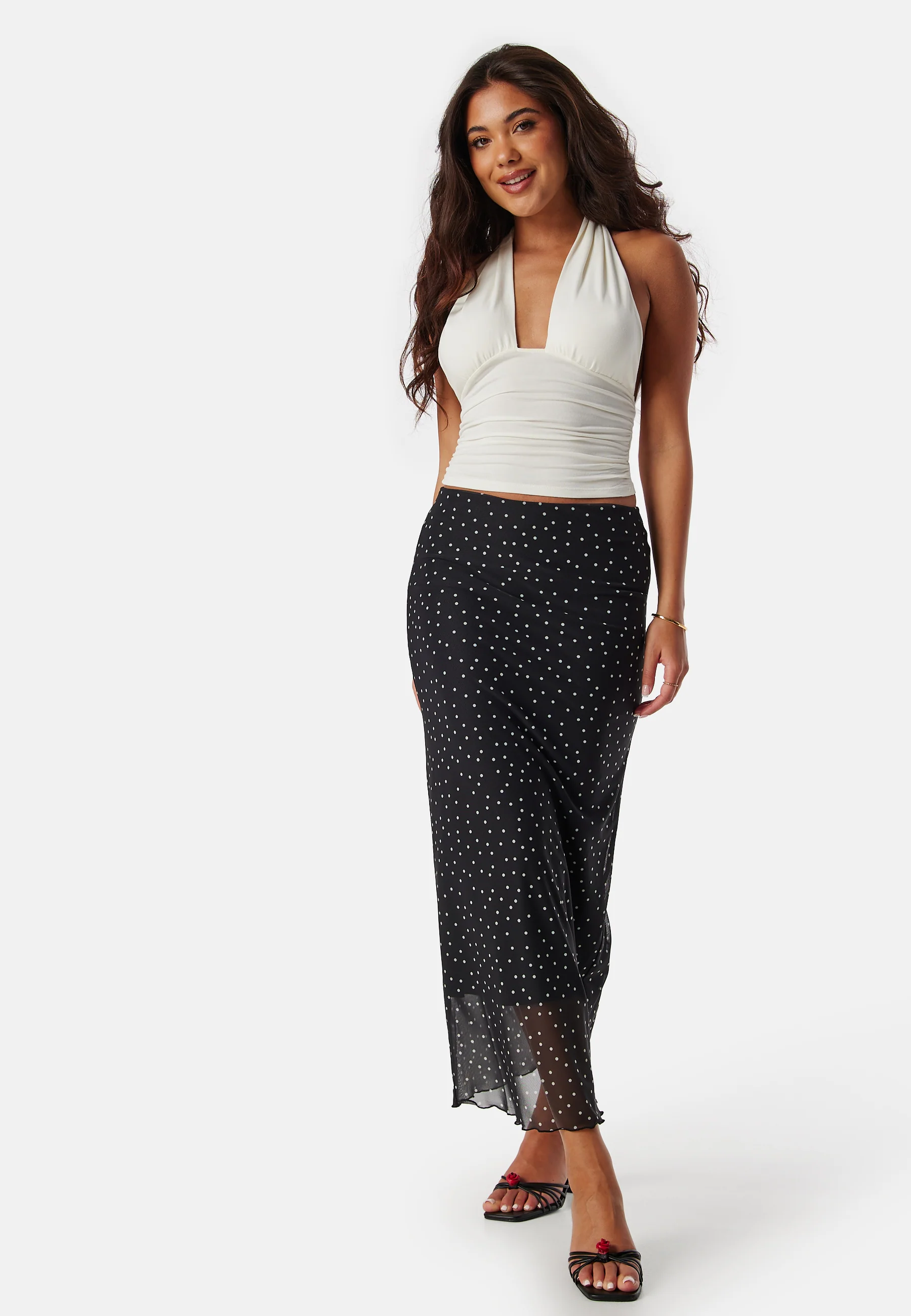 Mesh Midi Skirt - Image 2