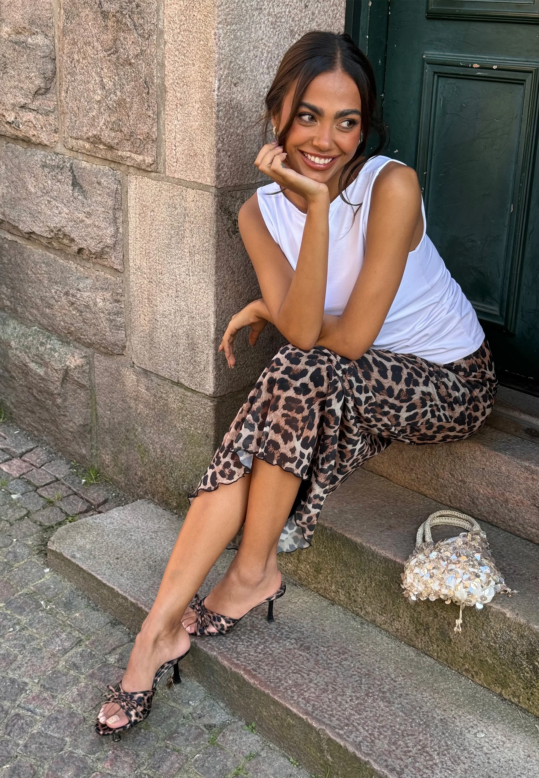 Mesh Midi Skirt - Image 2