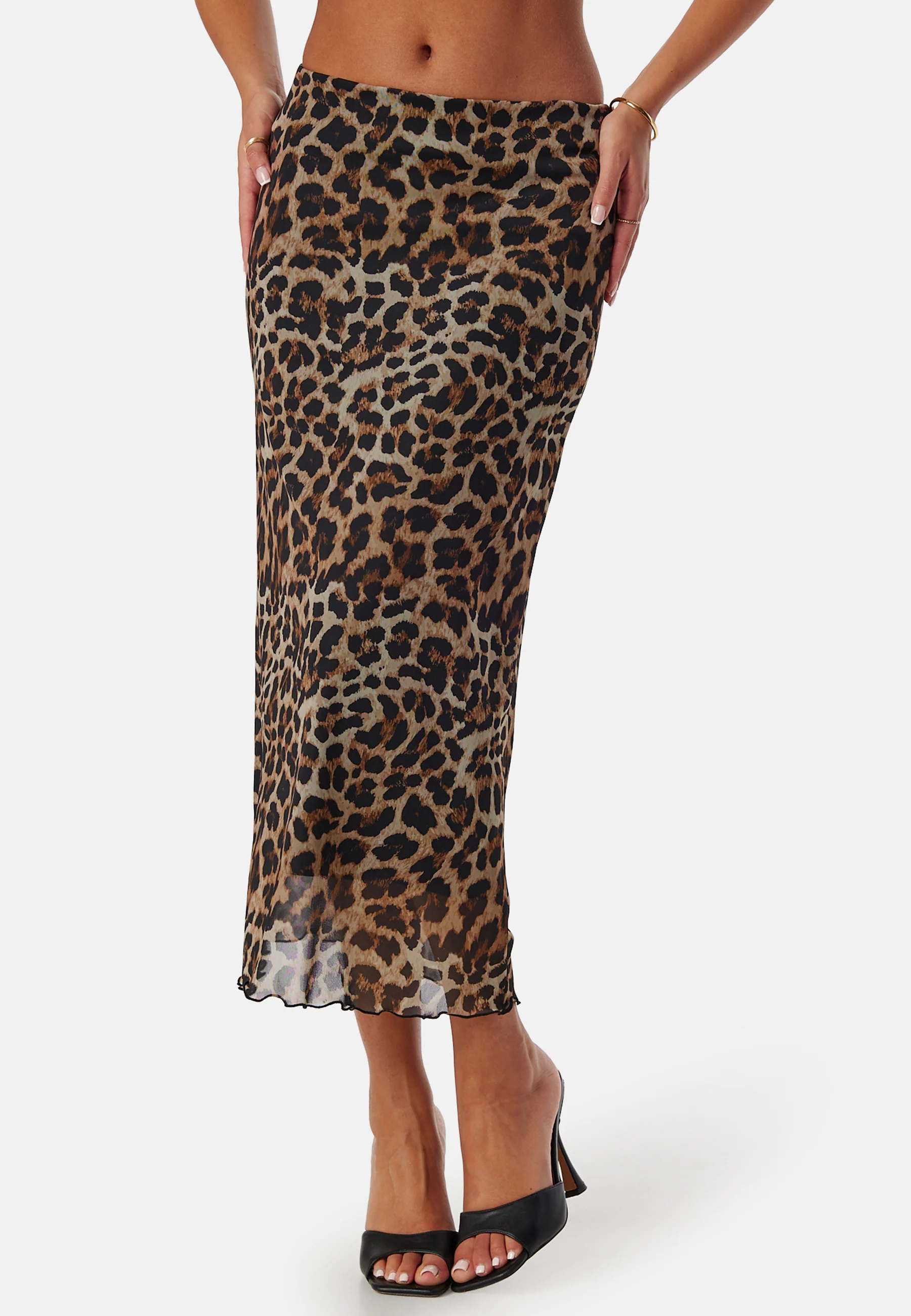 Mesh Midi Skirt - Image 4