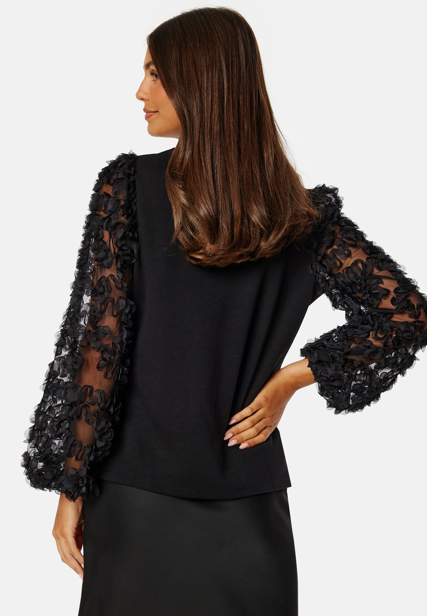 Mesh Sleeve Top - Image 3