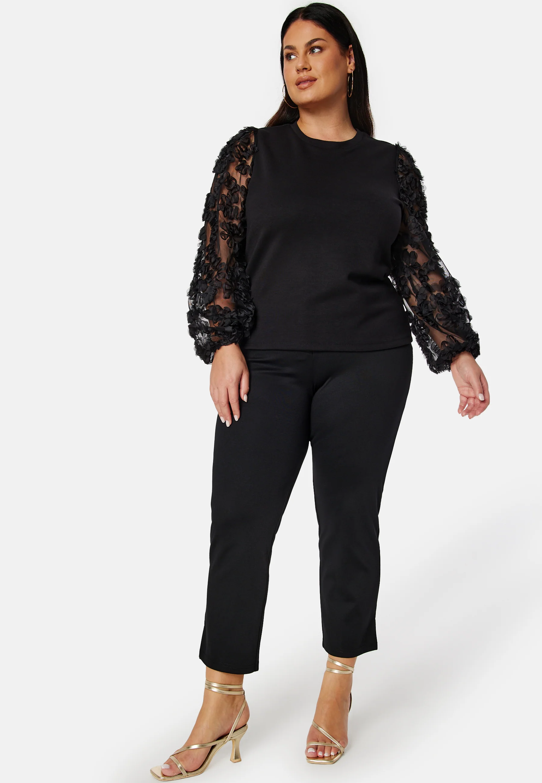 Mesh Sleeve Top - Image 9