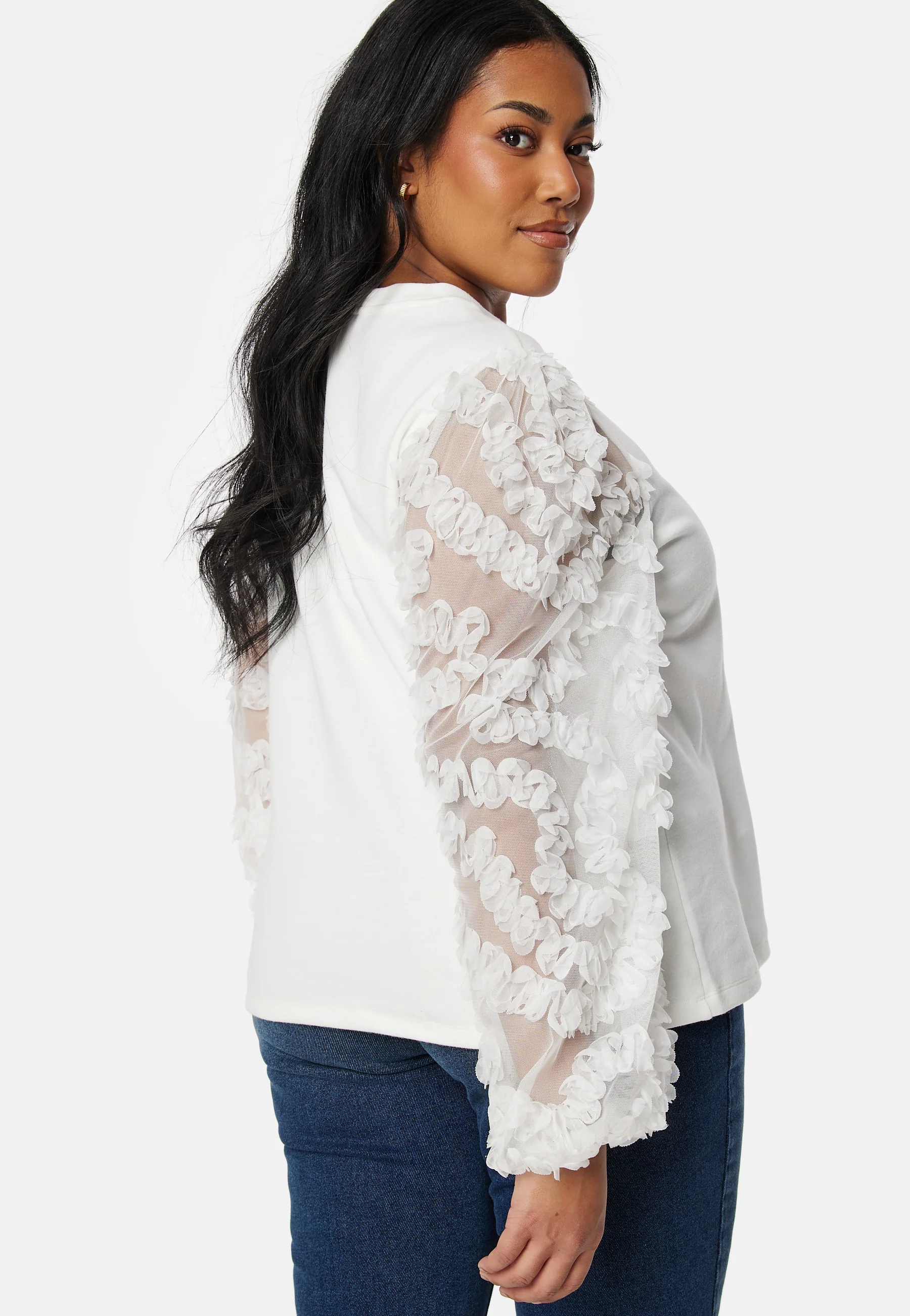 Mesh Sleeve Top - Image 10