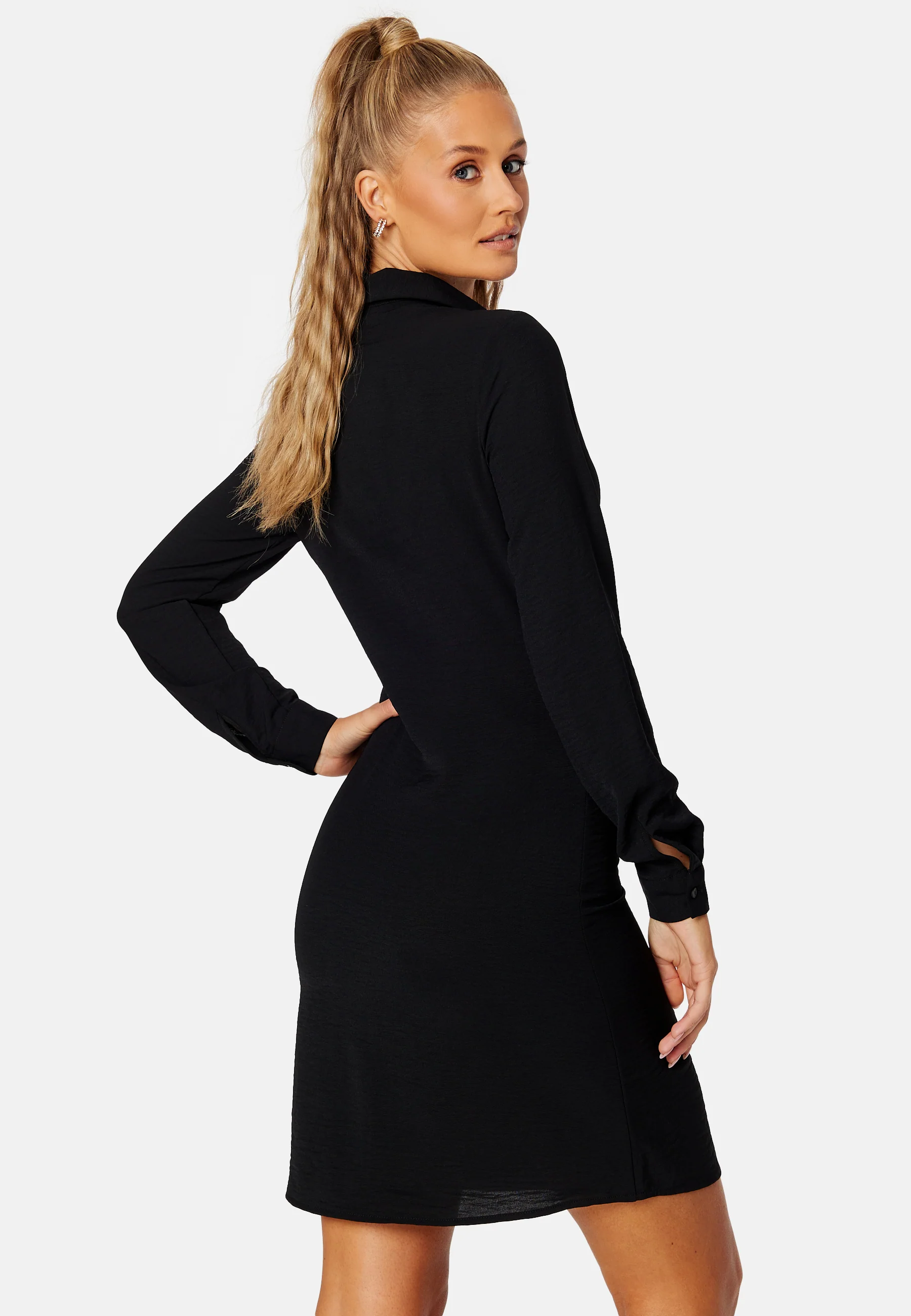 Mette L/S Wrinkle Dress - Image 3