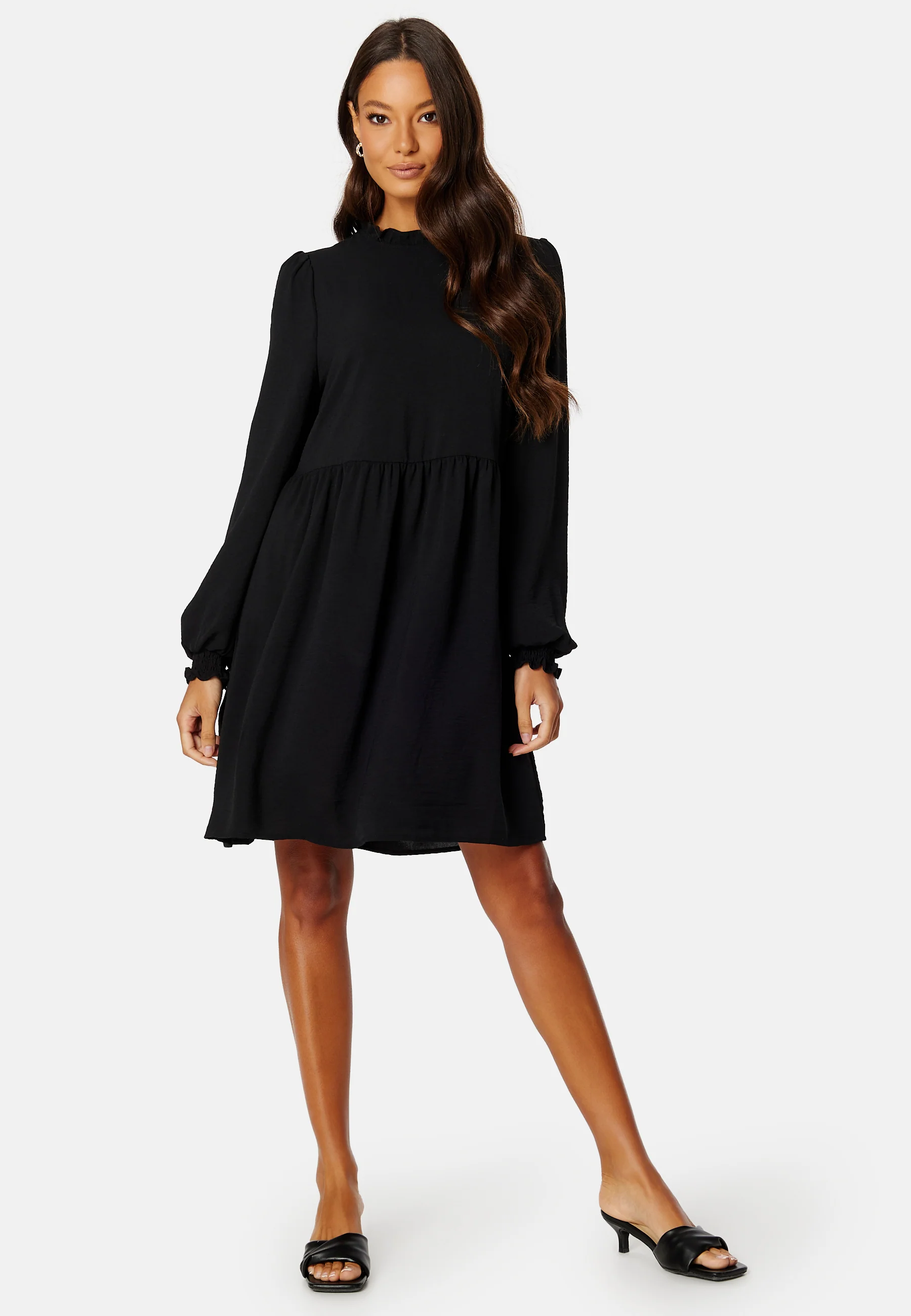 Mette LS Highneck Dress - Image 2