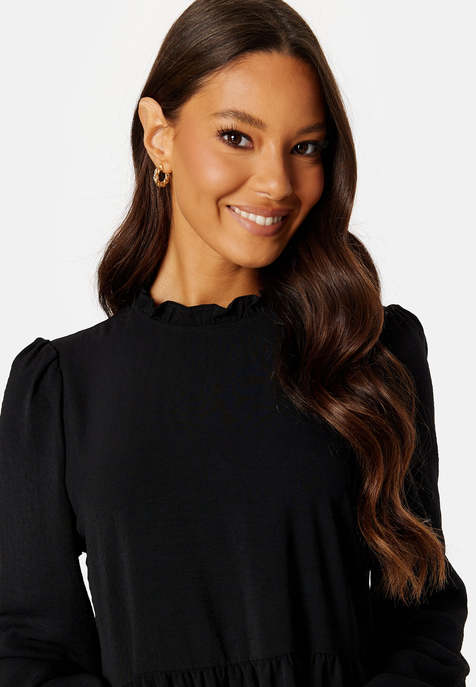 Mette LS Highneck Dress - Image 5