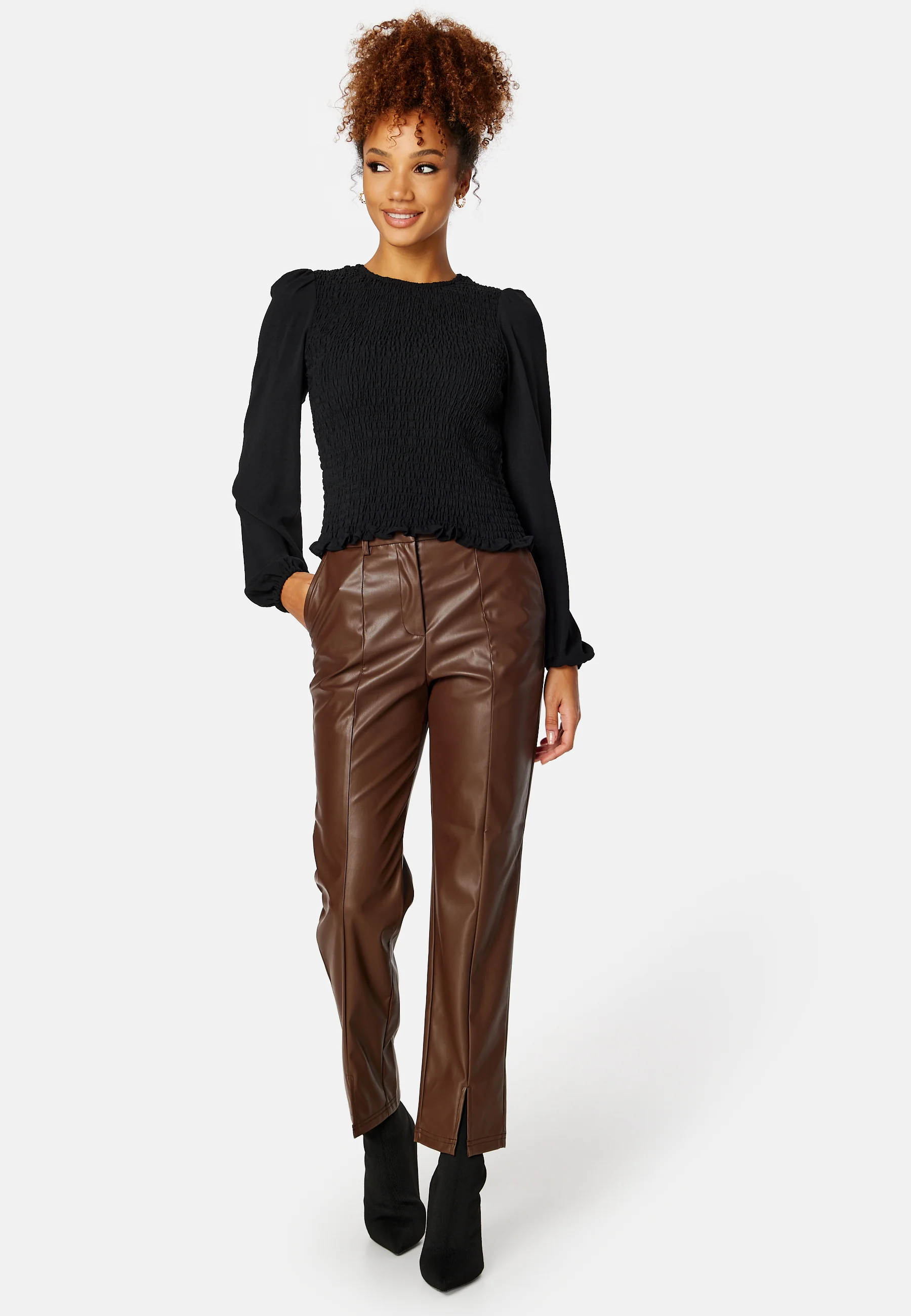 Mette LS Smock Top - Image 2