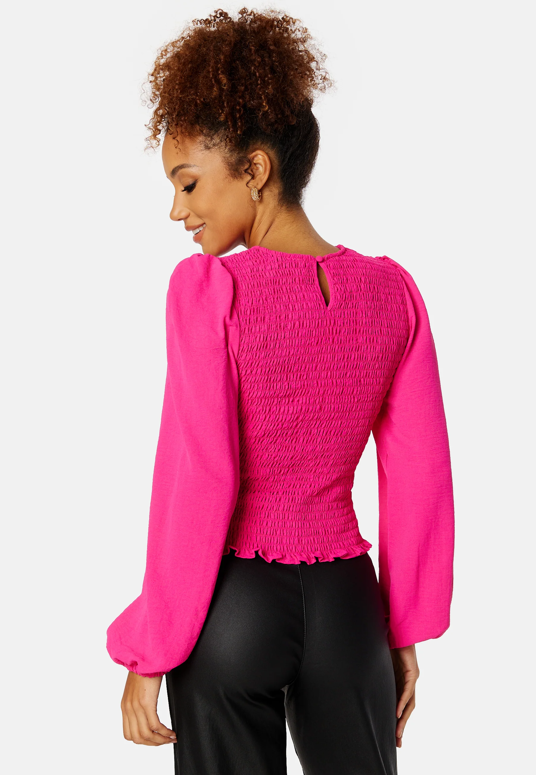 Mette LS Smock Top - Image 3