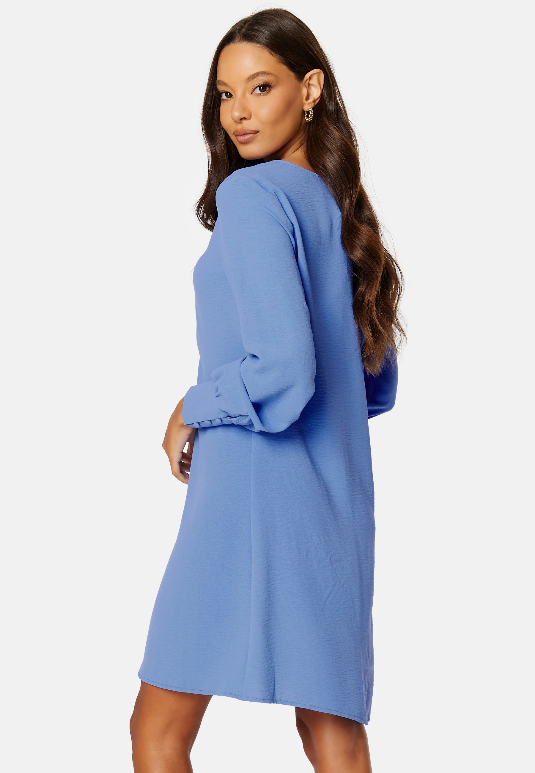 Mette LS V-Neck Dress - Image 4