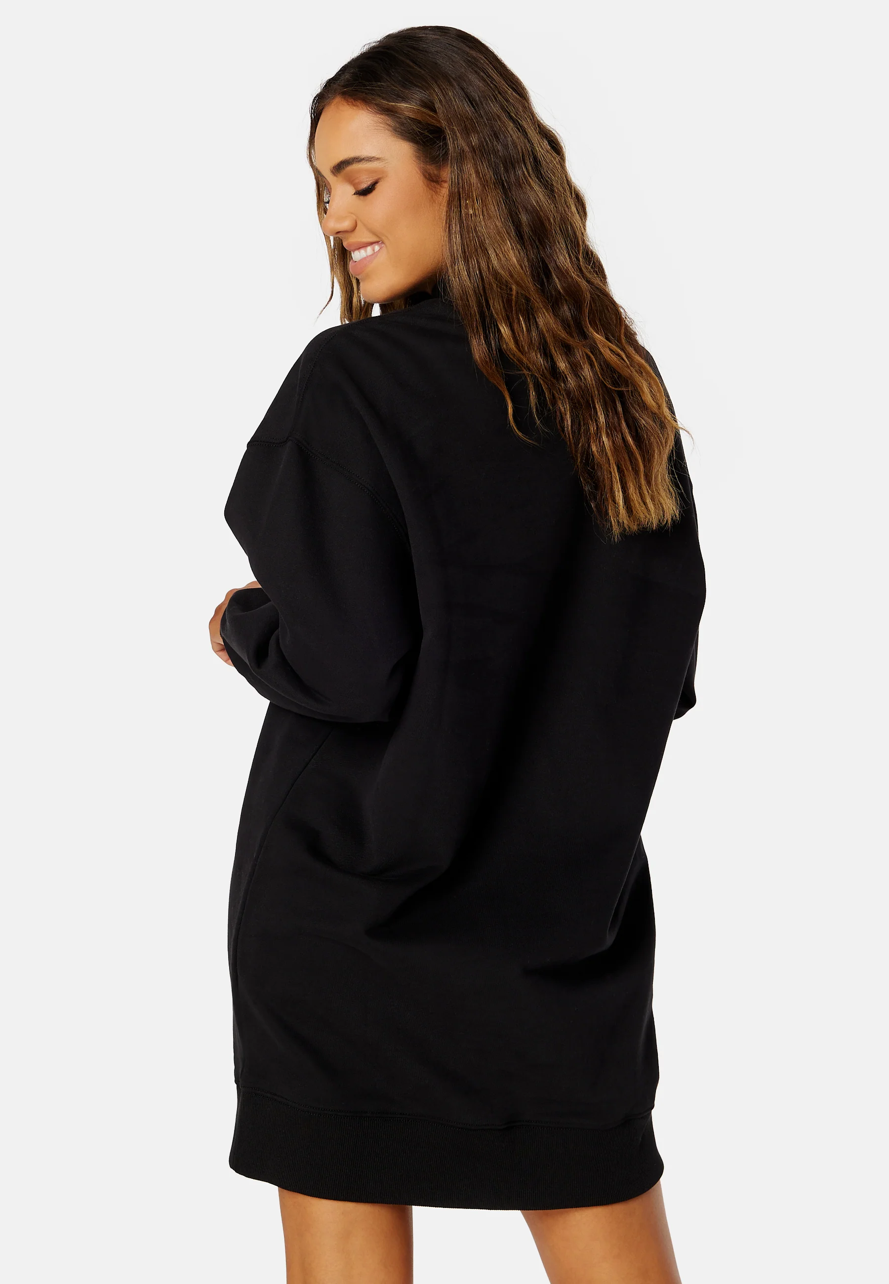 Micro Monologo Mock Neck Dress - Image 3