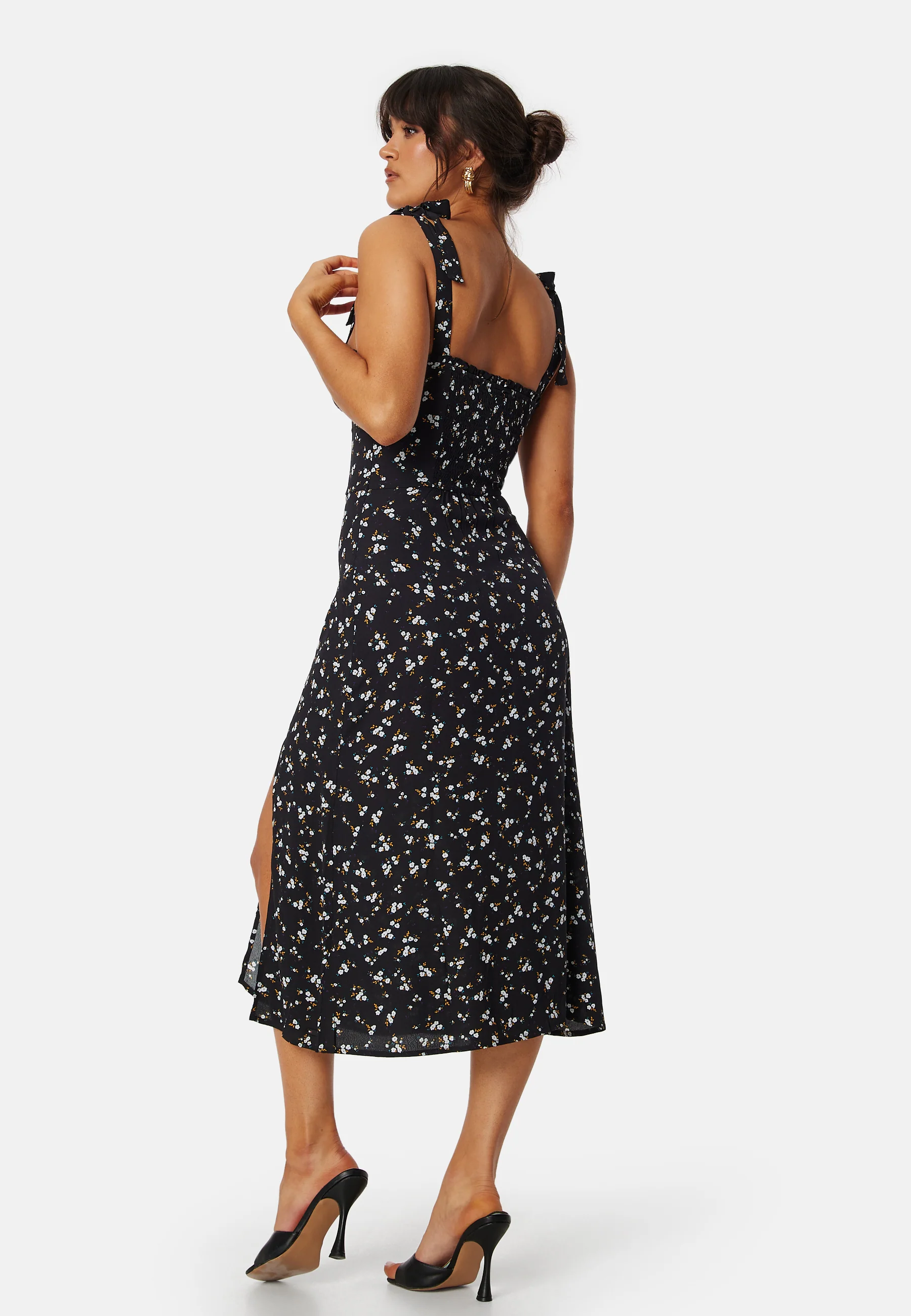 Midi Floral Ruffle Dress - Image 2