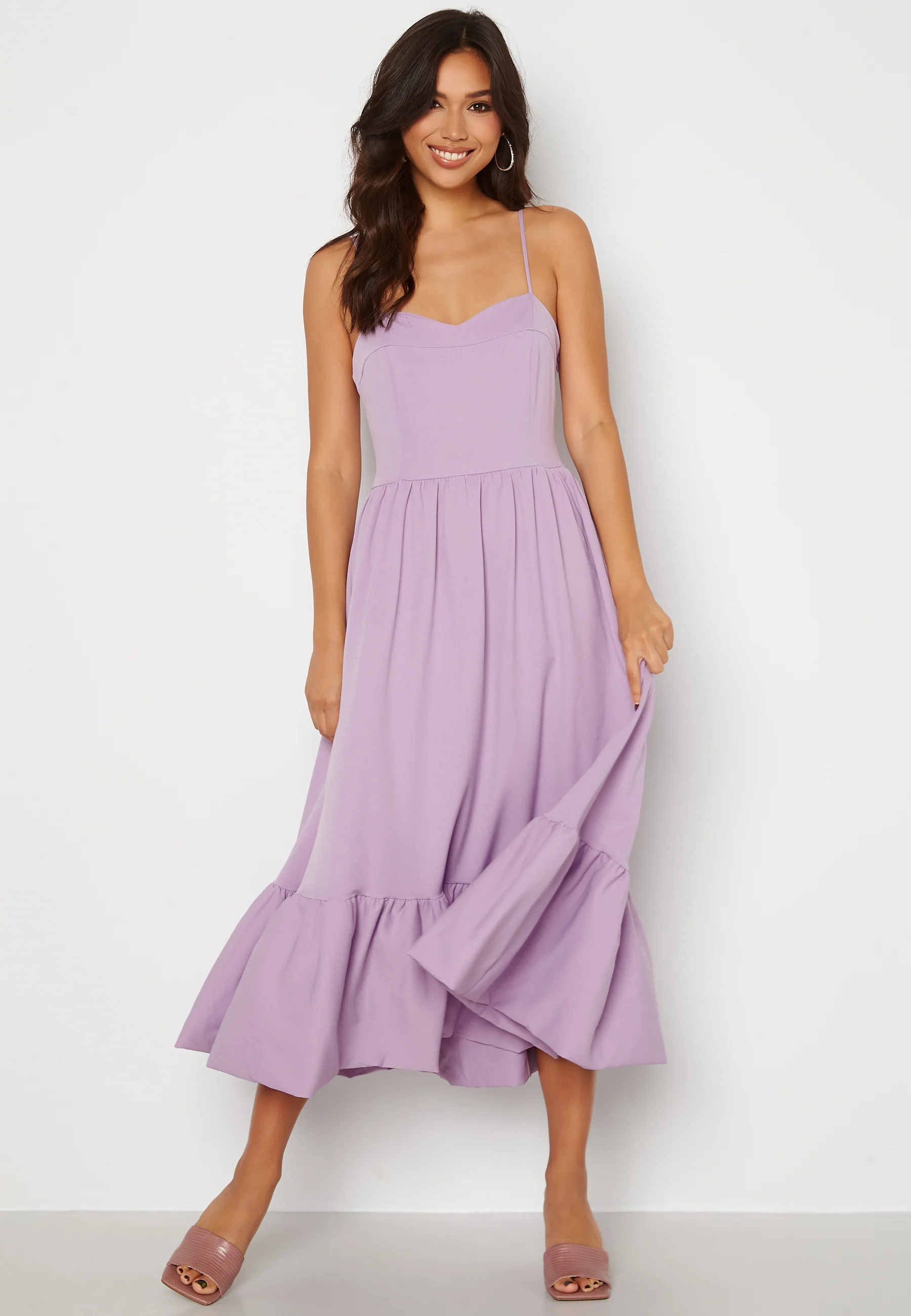 Midi Flounce Dress