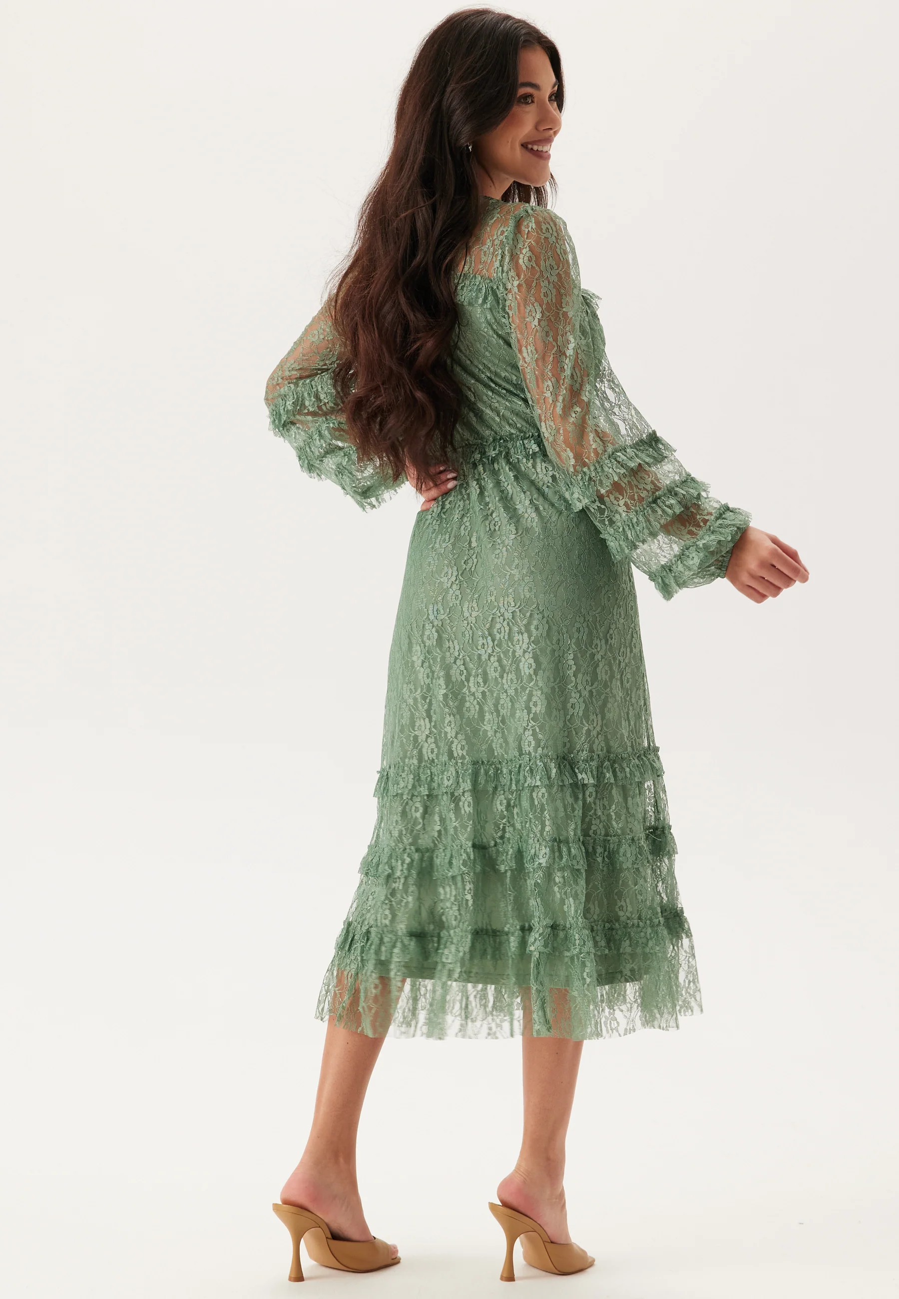 Midi Lace Dress - Image 2