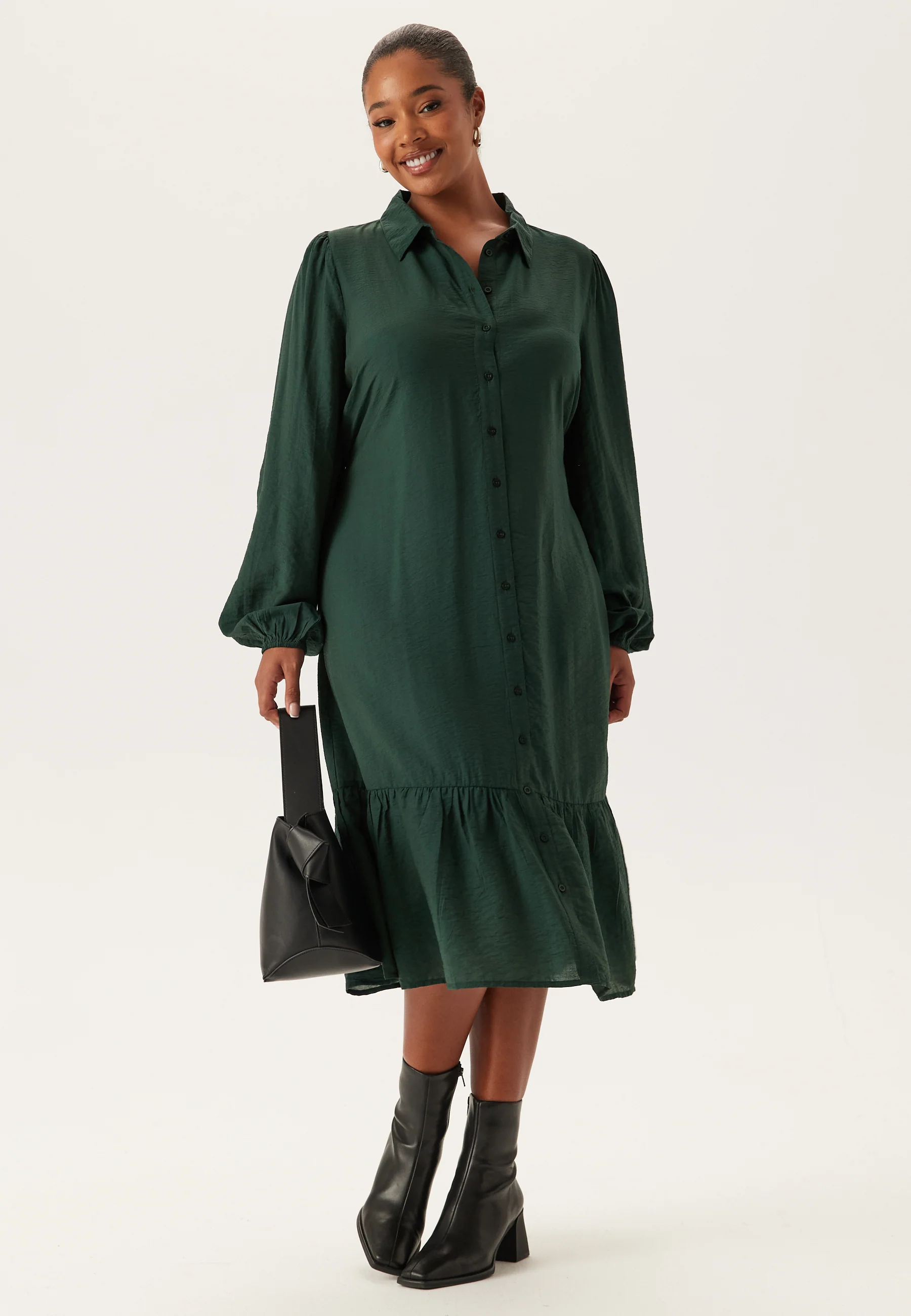 Midi Shirt Dress - Image 5