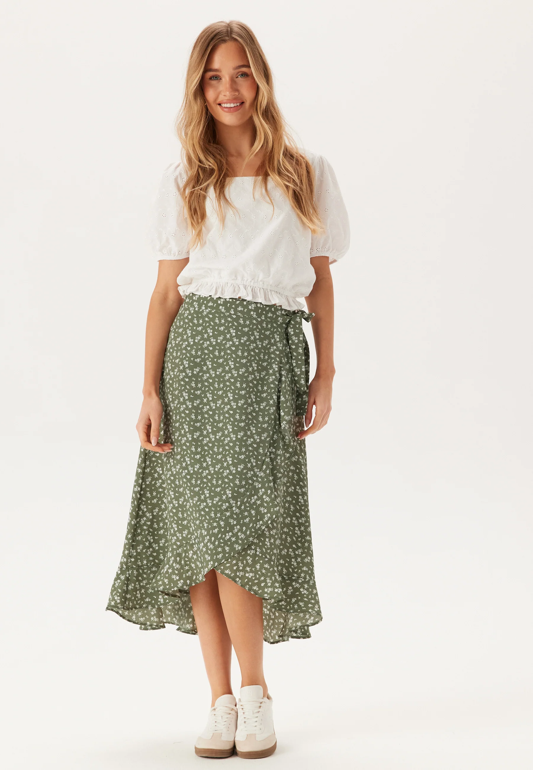 Midi Wrap Skirt - Image 3