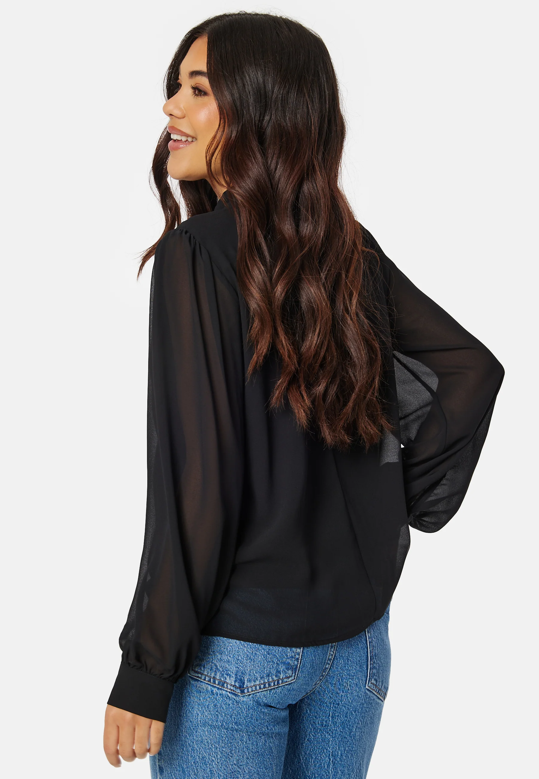 Mila L/S High Neck Top - Image 2