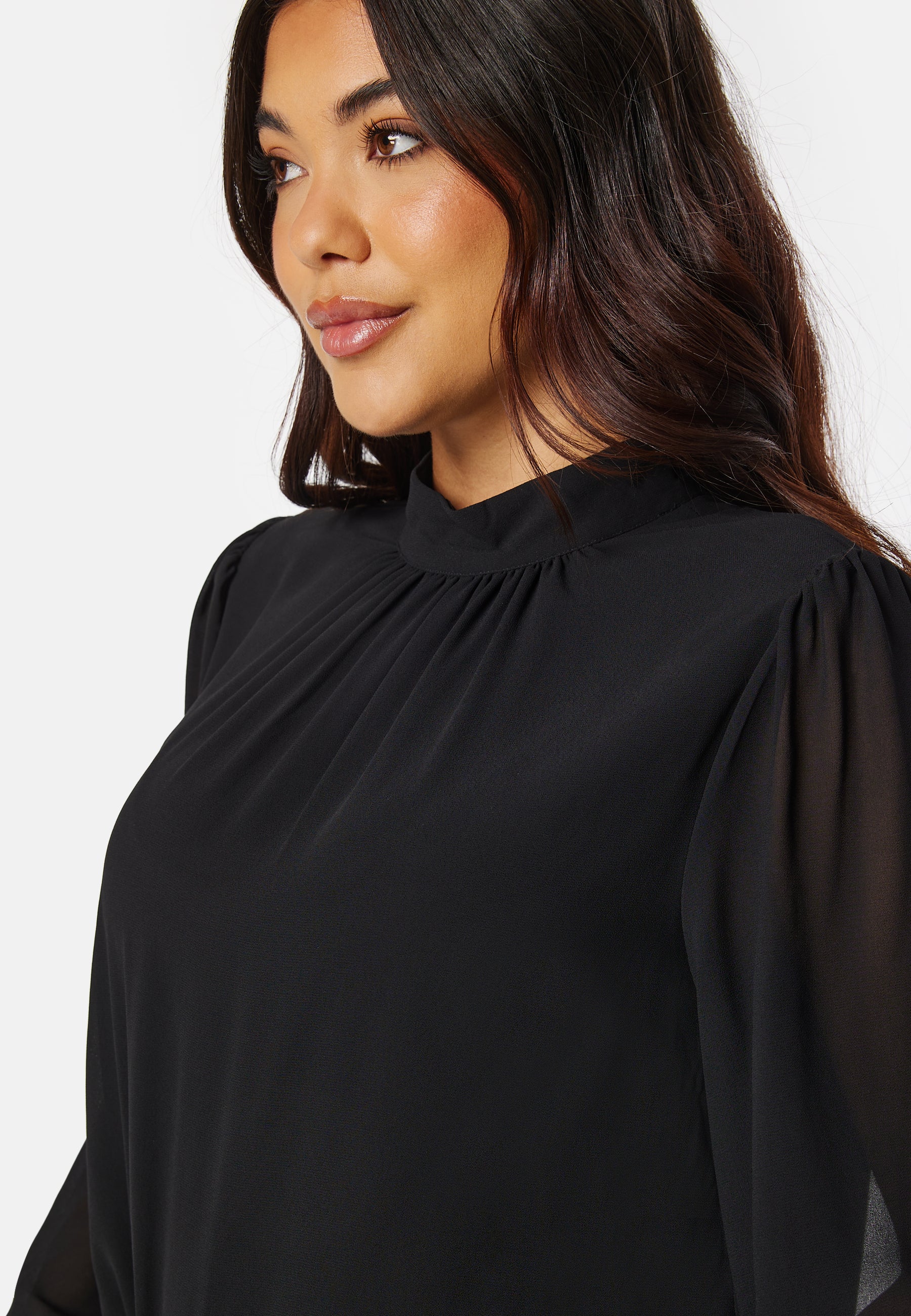 Mila L/S High Neck Top - Image 4