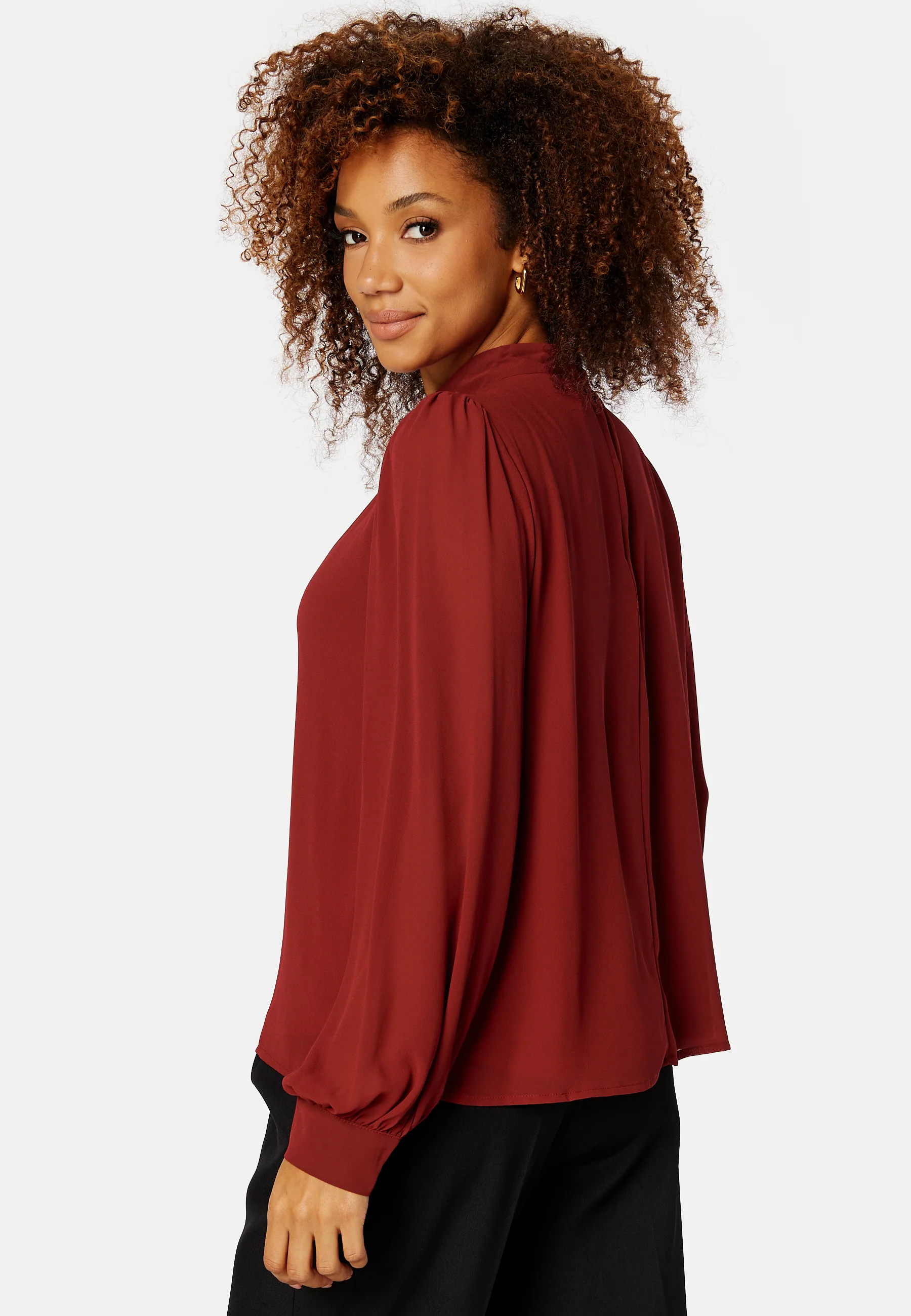 Mila L/S High Neck Top - Image 3