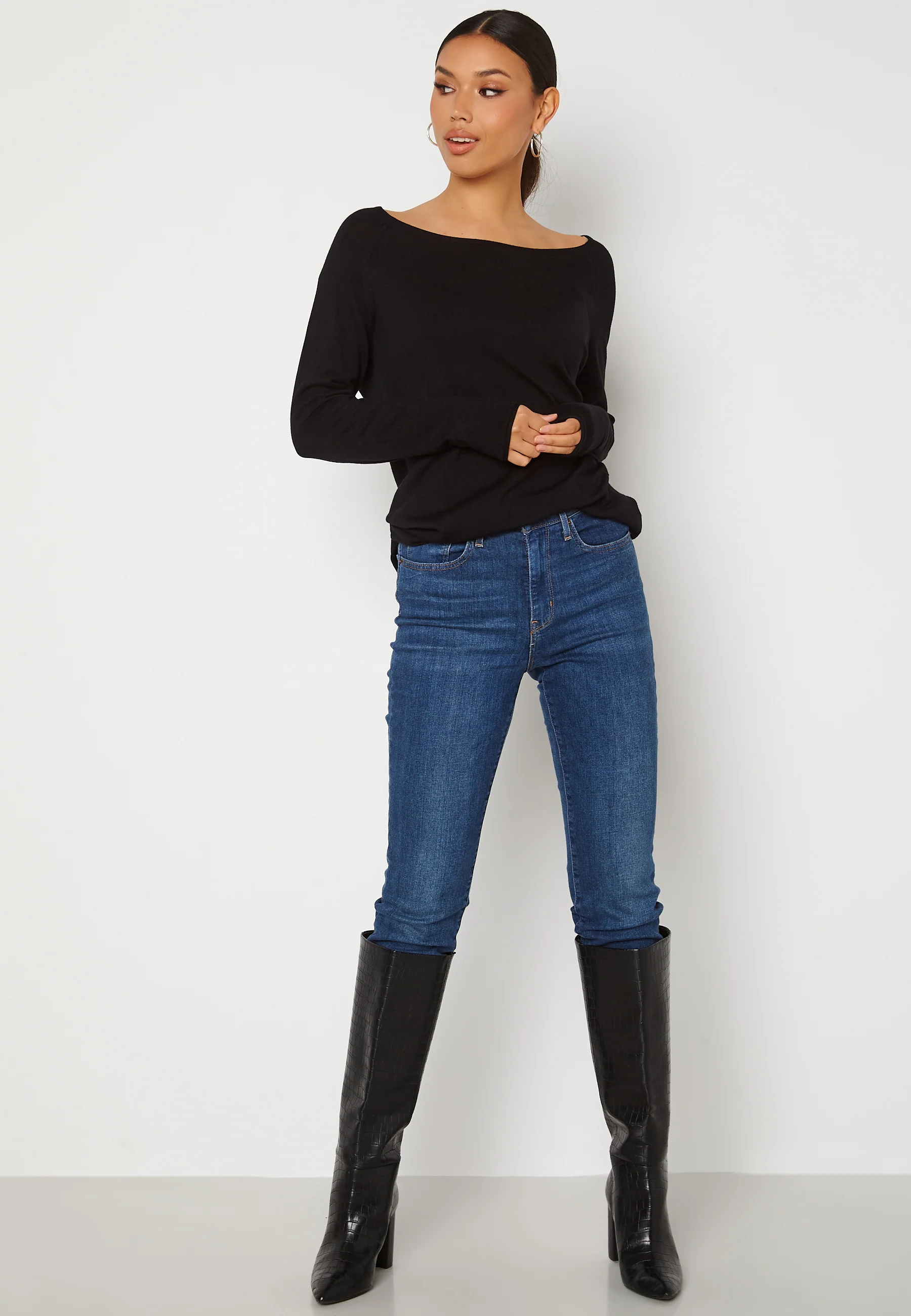 Mila Lacy L/S Long Pullover - Image 2