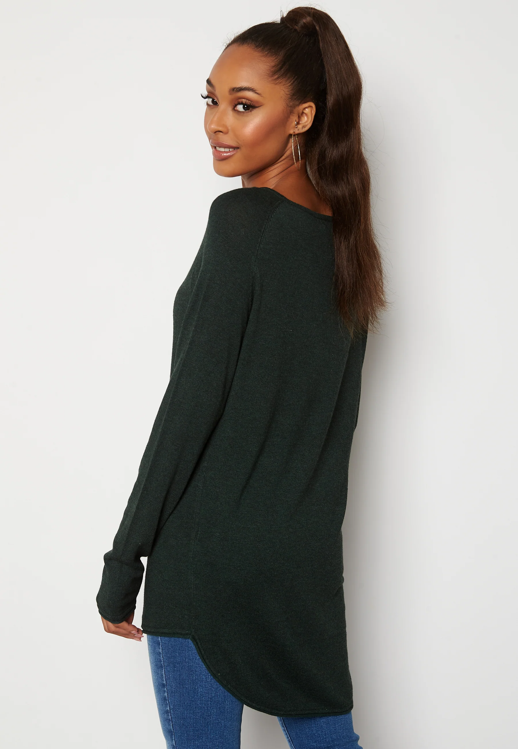 Mila Lacy L/S Long Pullover - Image 3