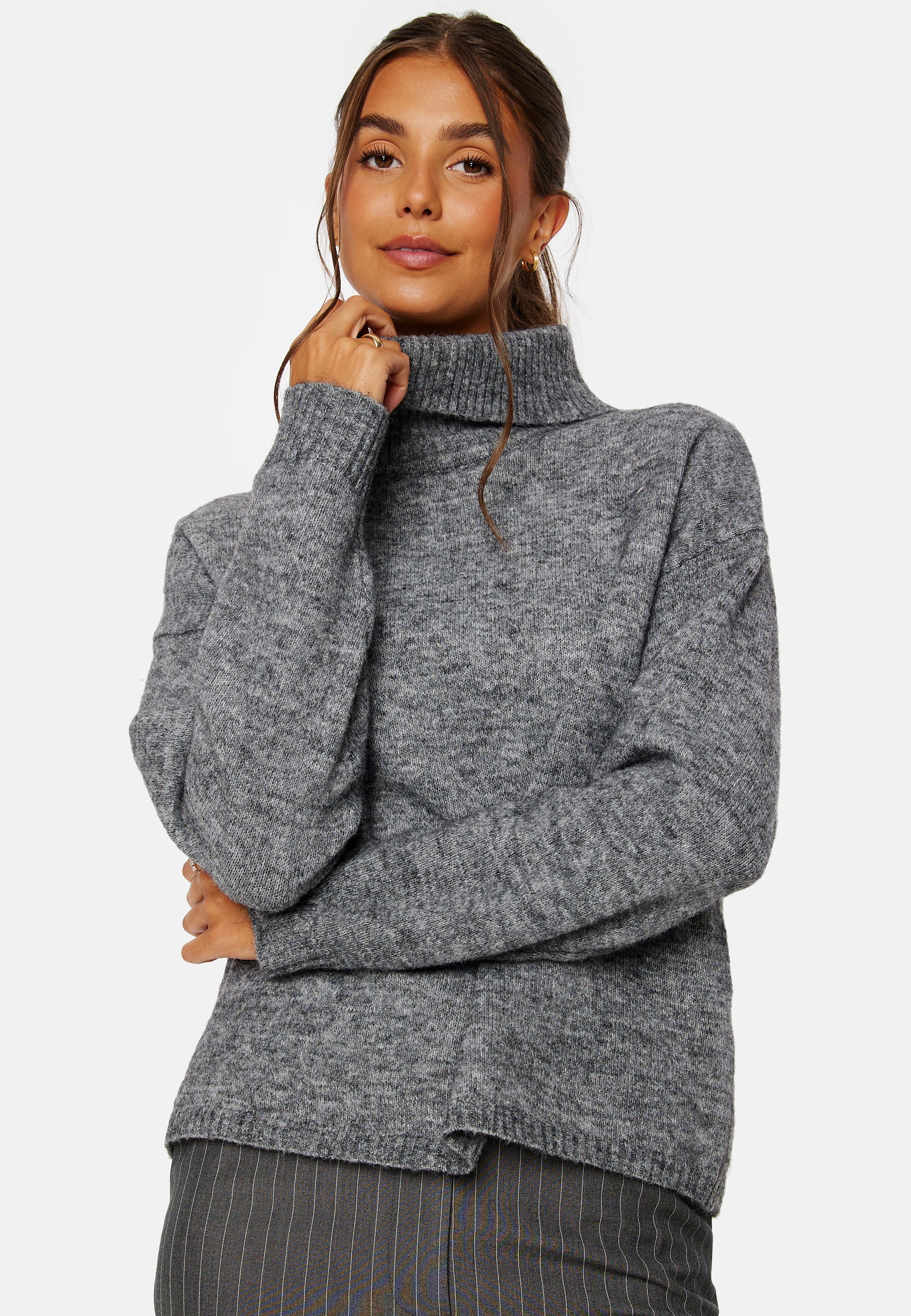 Minna L/S Rollneck Knit Pullover - Image 3