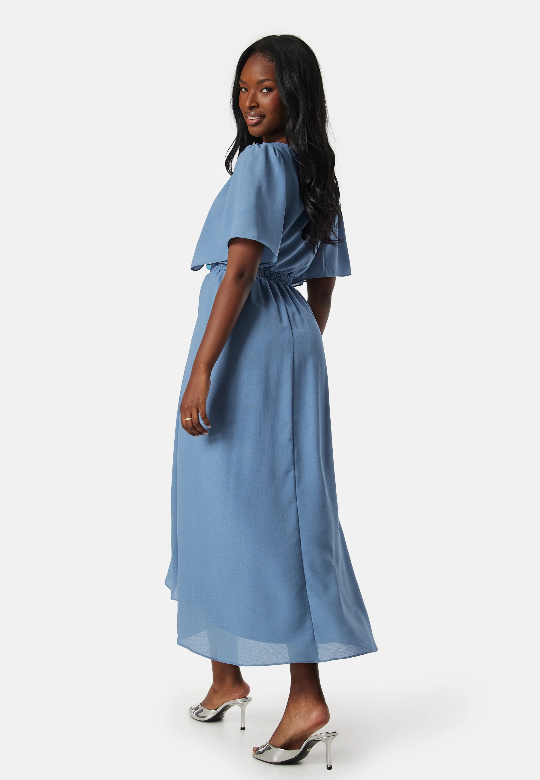 Mirage 2/4 V-Neck Ankle Dress - Image 2