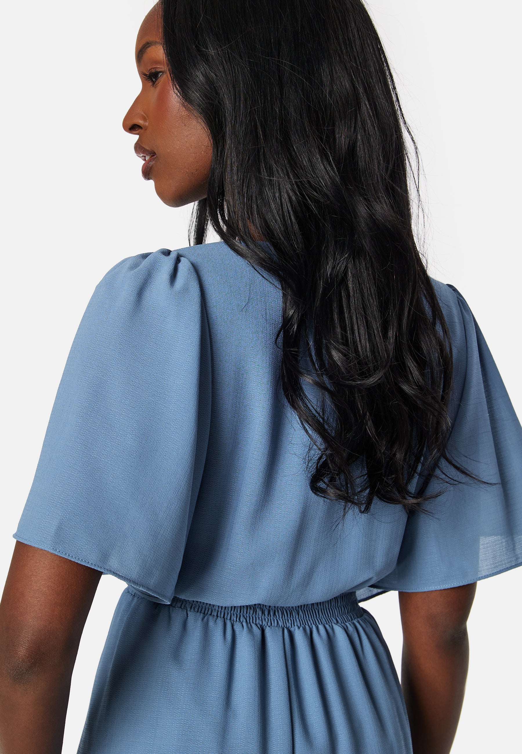 Mirage 2/4 V-Neck Ankle Dress - Image 3