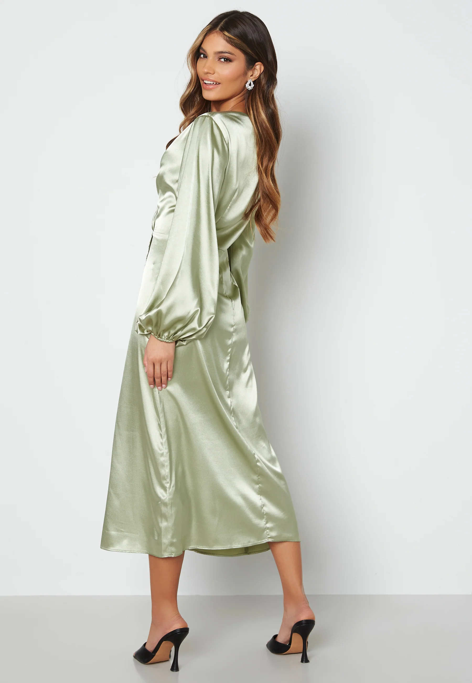 Misha Satin Dress - Image 2