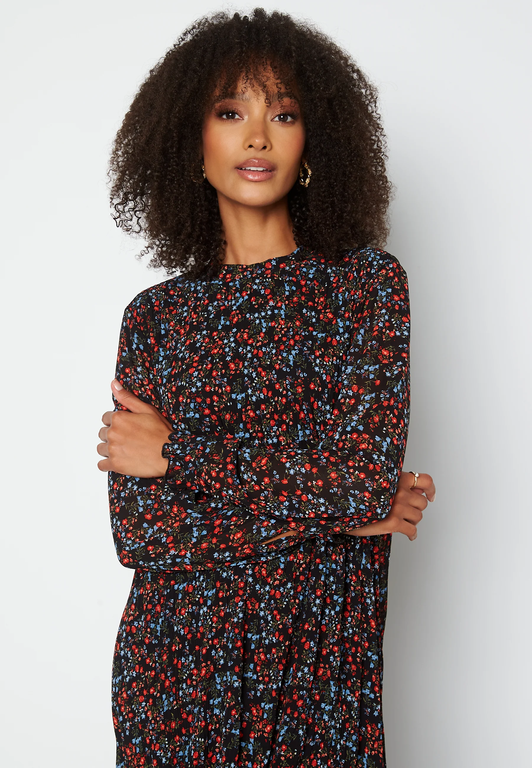 Moltan Mock Midi Dress - Image 3