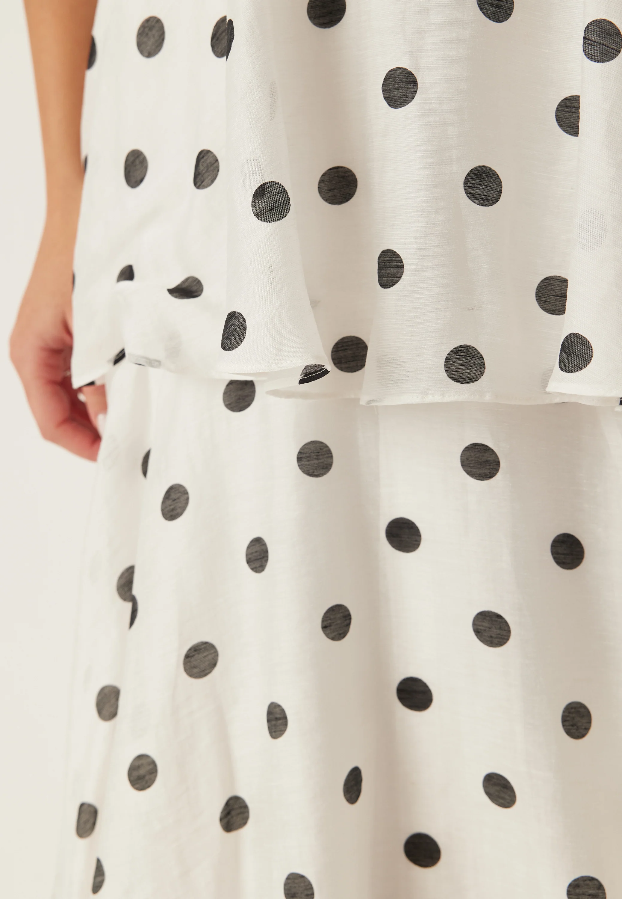 Monroe Tier Halter Midi Dress - Image 6
