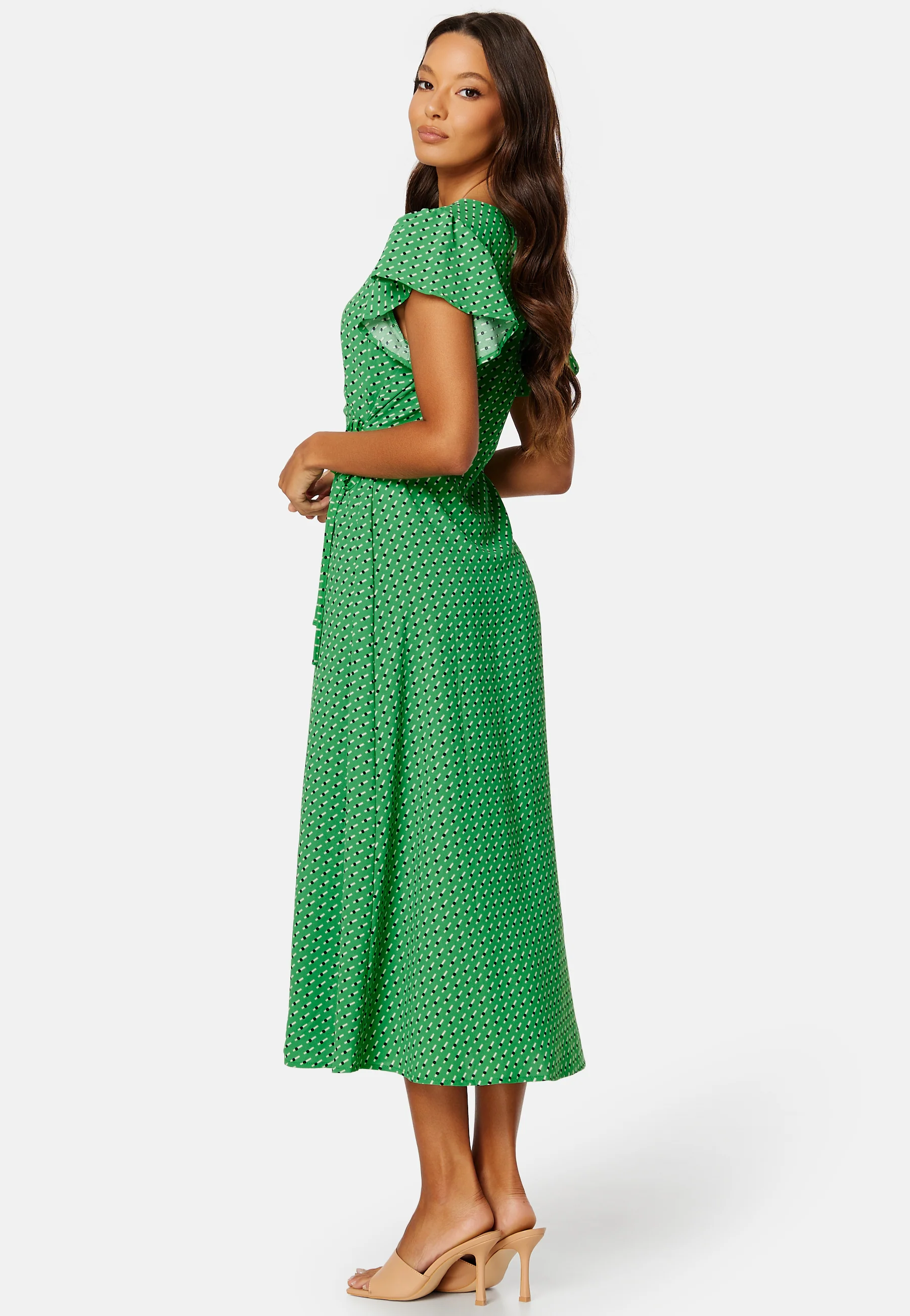 Naomi S/S Midi Wrap Dress - Image 3