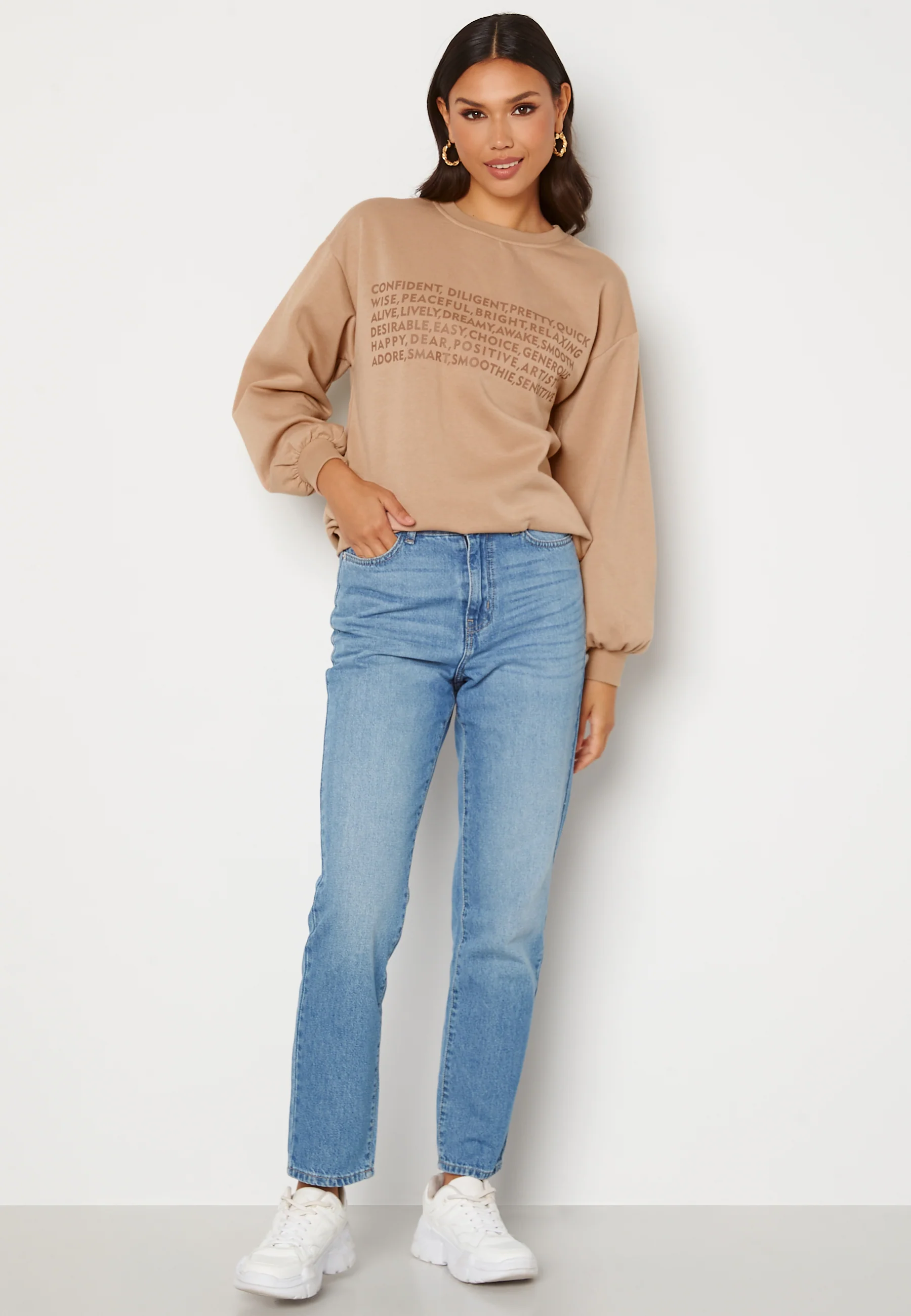Natalie L/S Print Sweat - Image 2