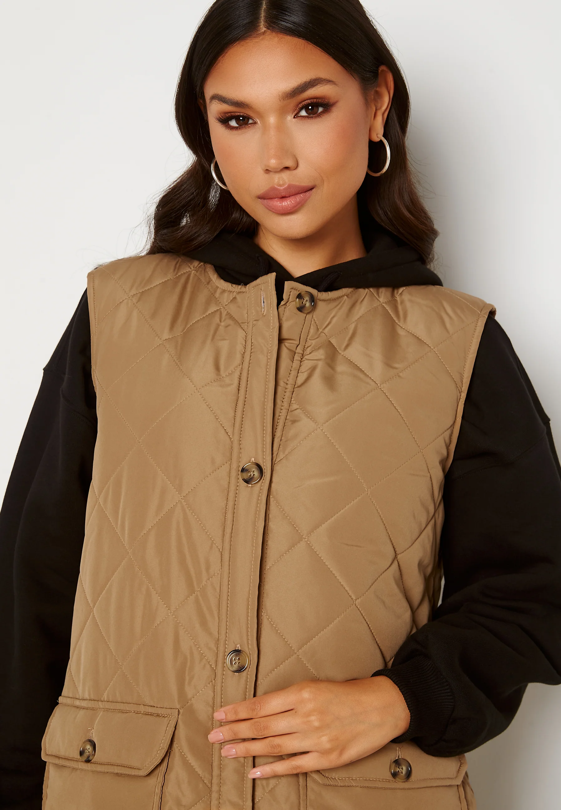 Nayra S/L Long Quilt Vest - Image 5