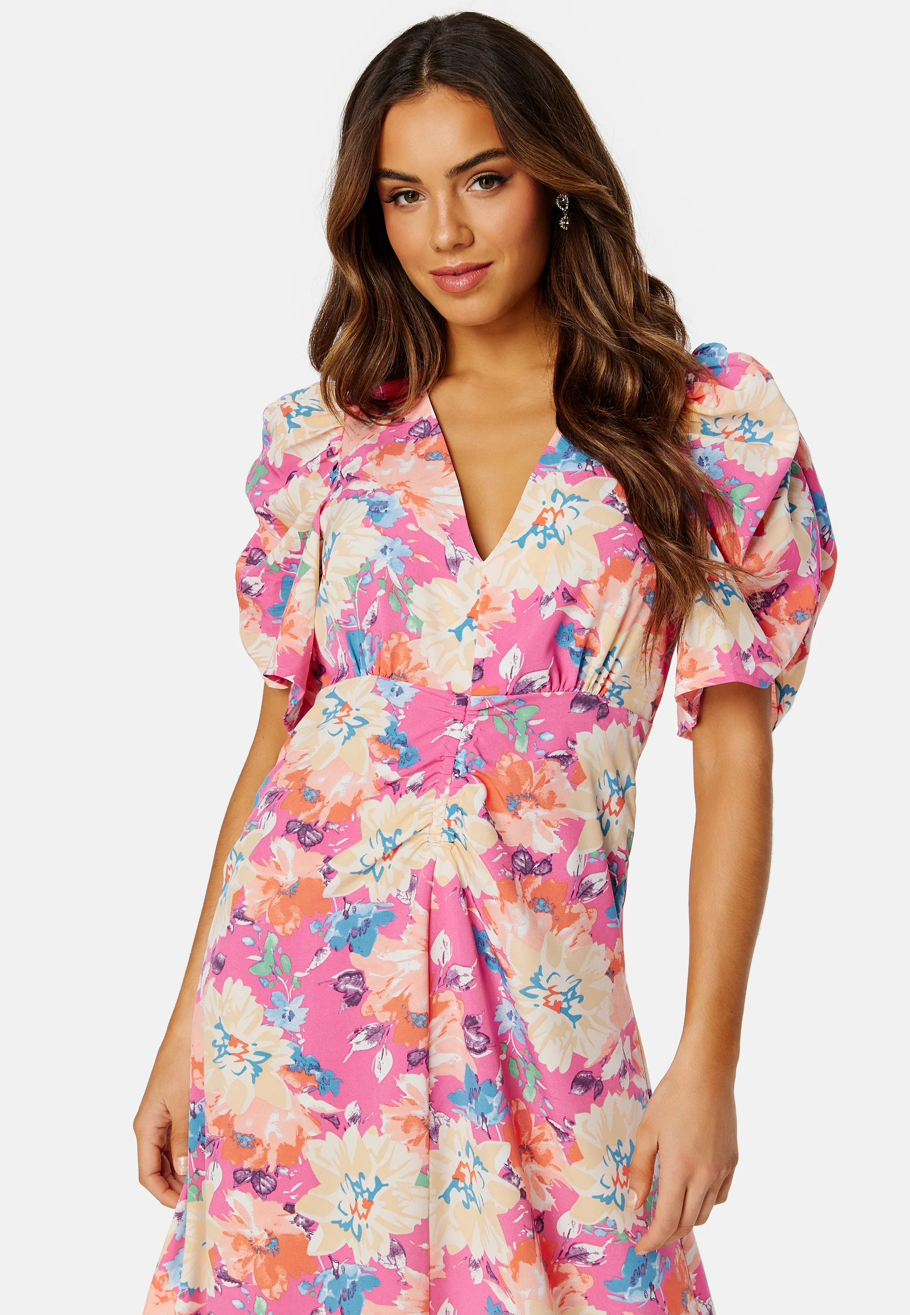 Neala Puff Sleeve Dress - Image 4