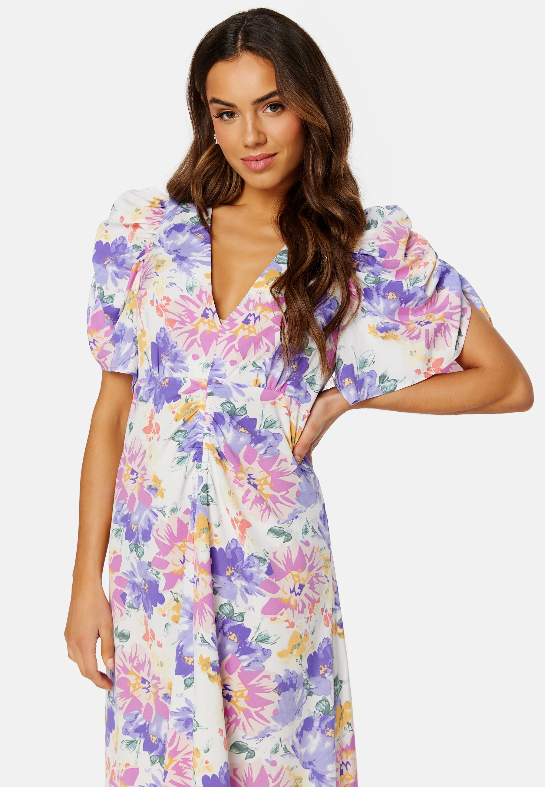 Neala Puff Sleeve Dress - Image 3