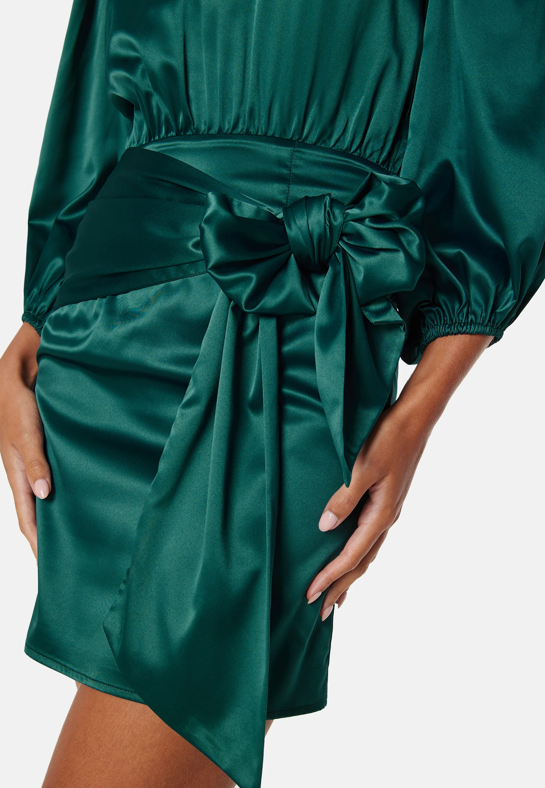 Nellie Satin Dress - Image 4